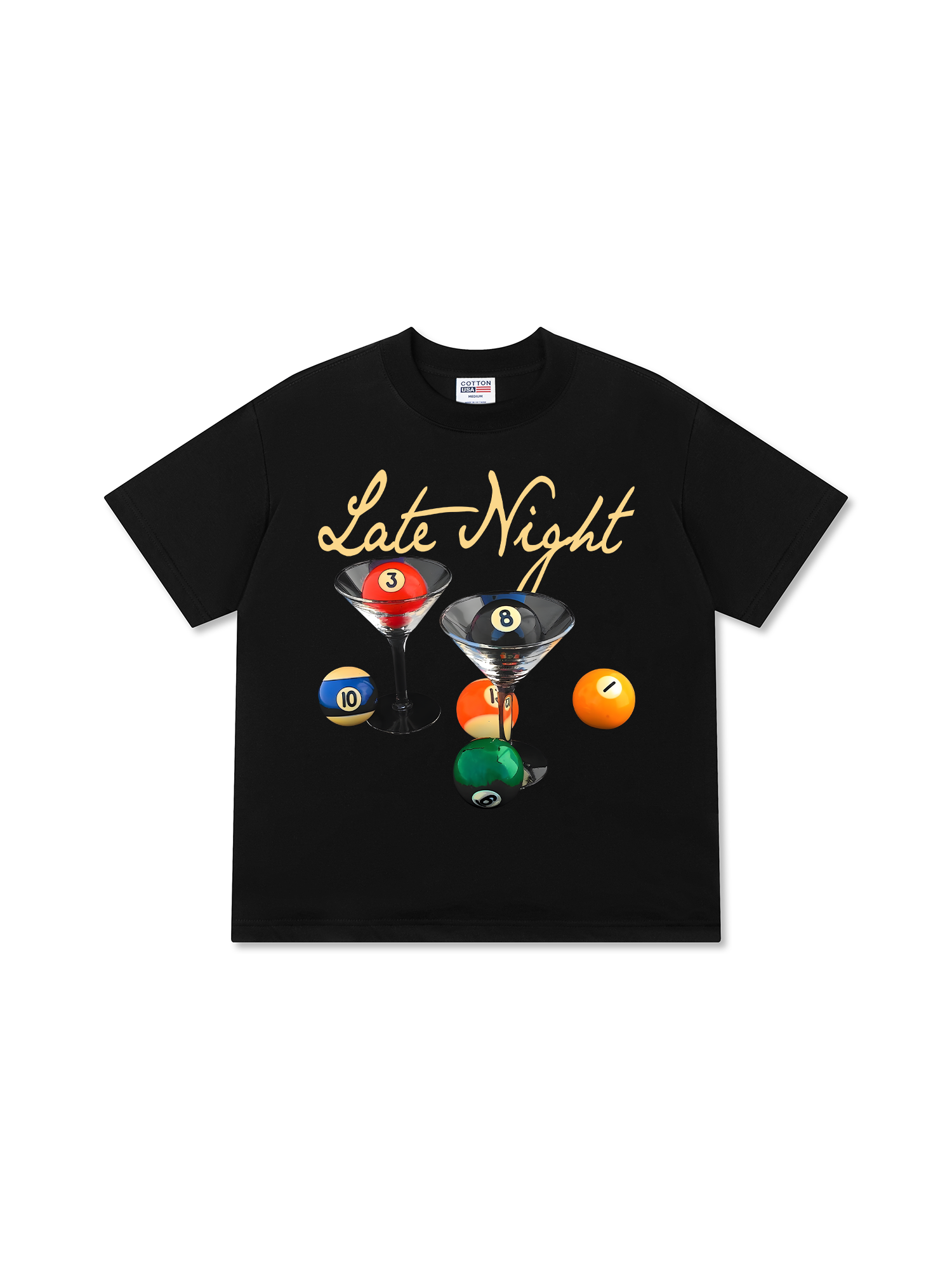 Áo Thun Relaxed Fit Billiards Late Night