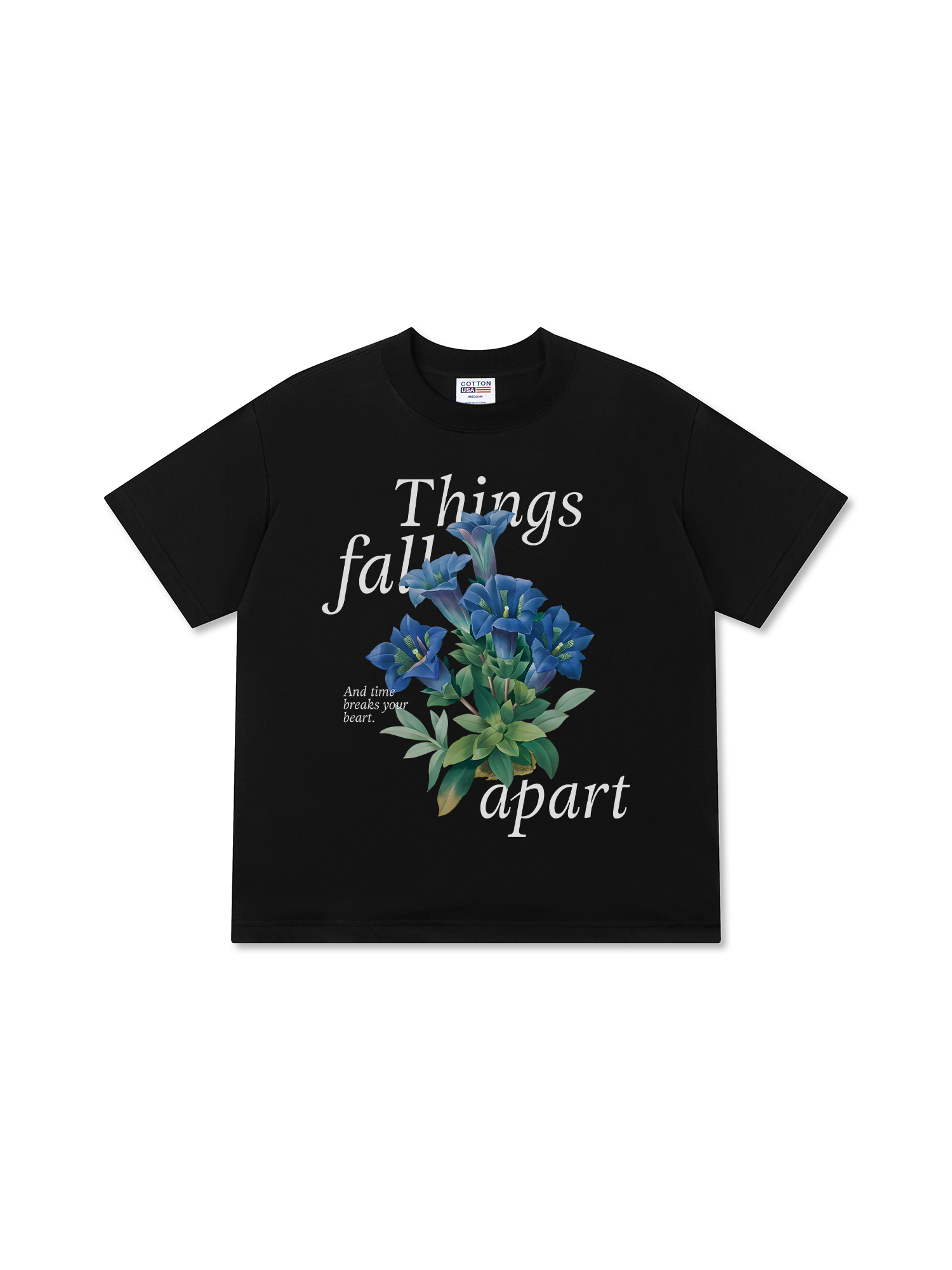Áo Thun Relaxed Fit Floral Things Fall Apart