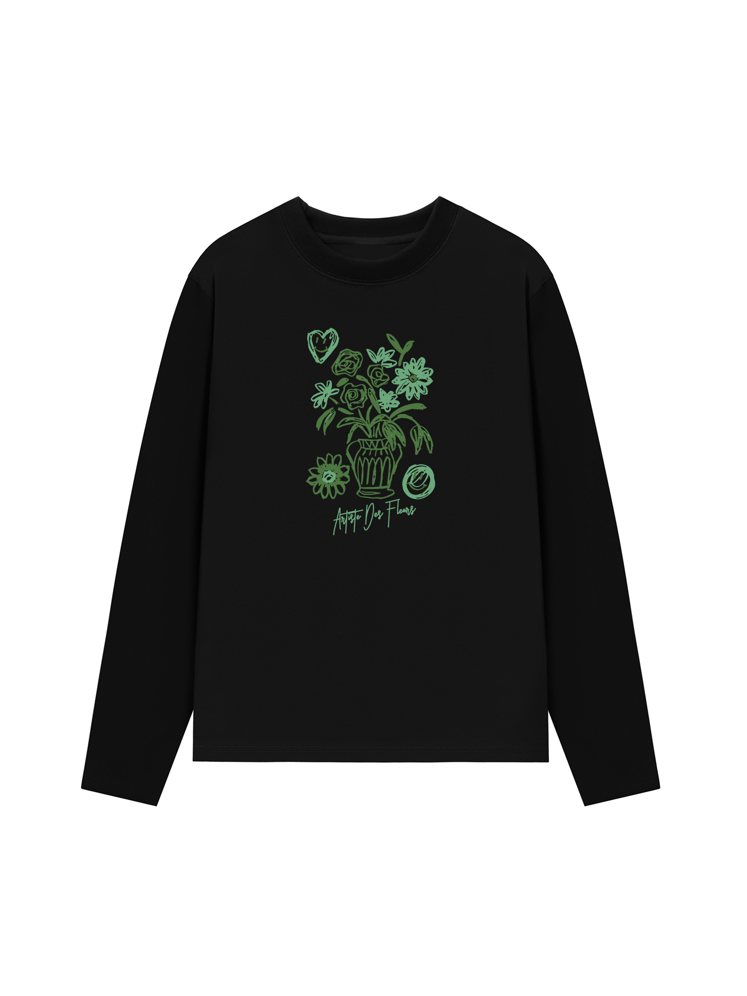 Áo Thun Dài Tay Floral Artiste Des Fleurs