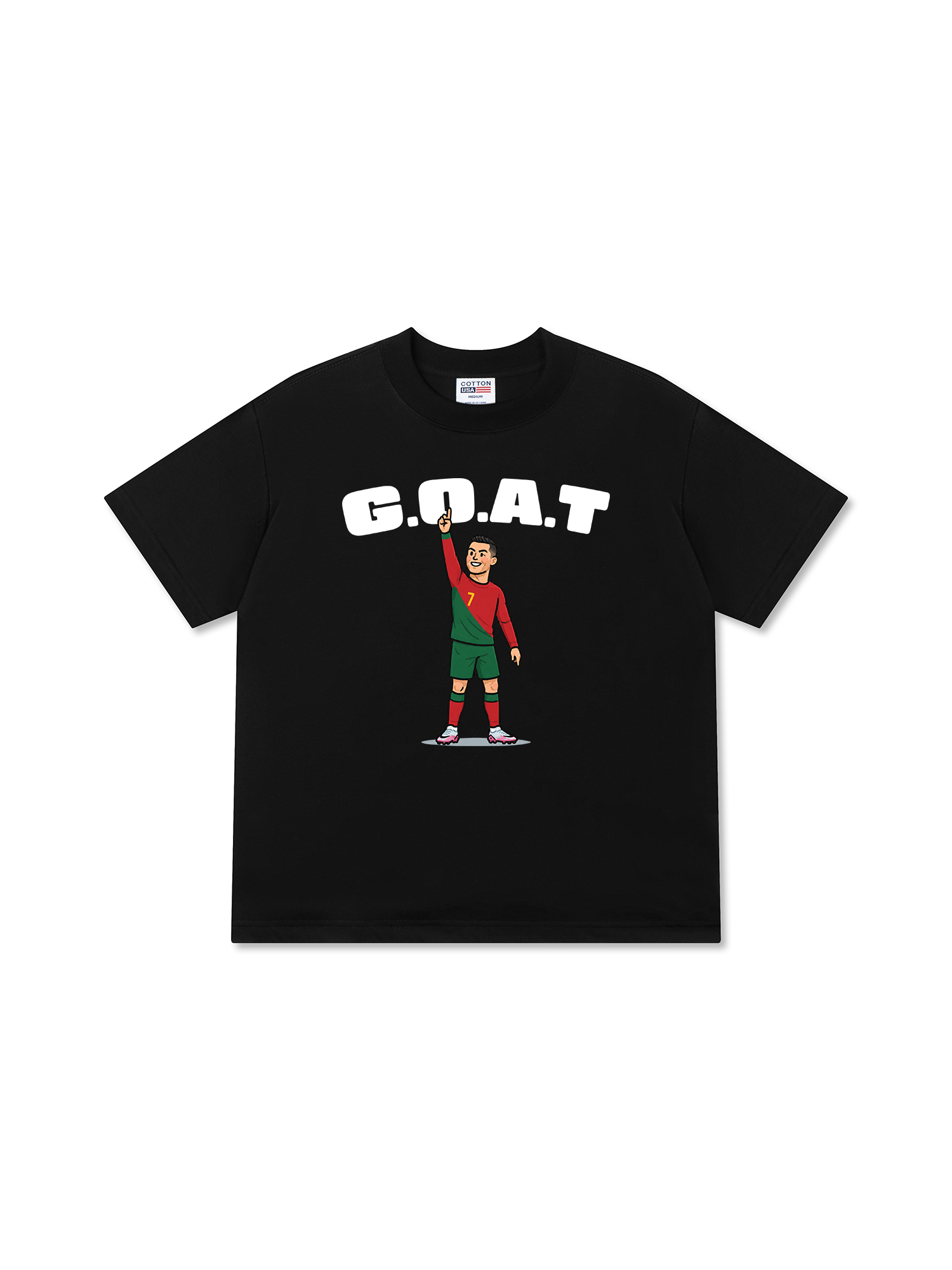 Áo Thun Relaxed Fit Soccer 7 G.O.A.T