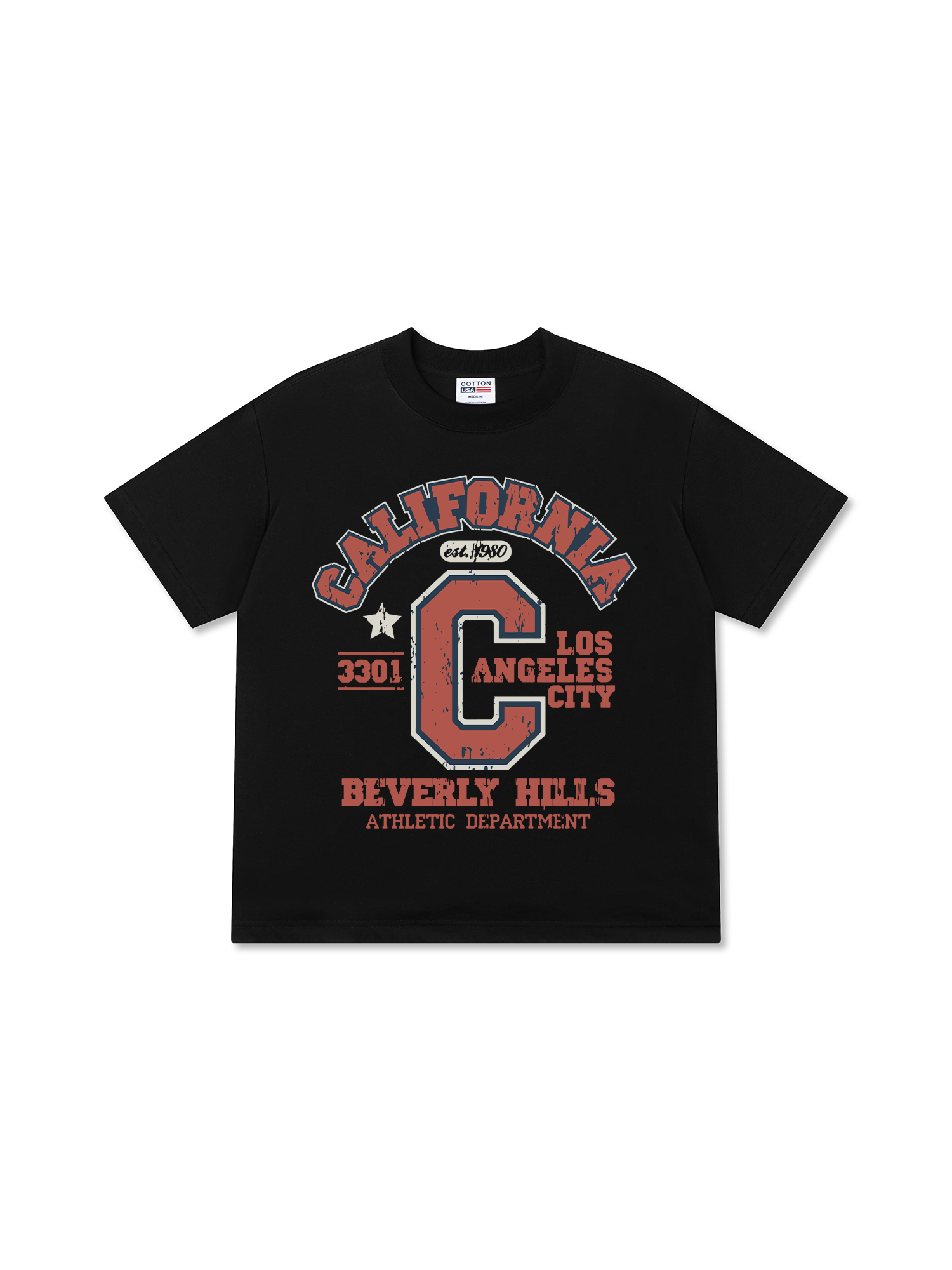 Áo Thun Relaxed Fit City Beverly Hills Cali