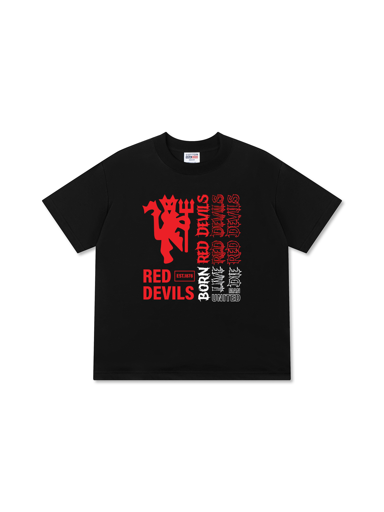 Áo Thun Relaxed Fit Soccer Red Devils EST 1878