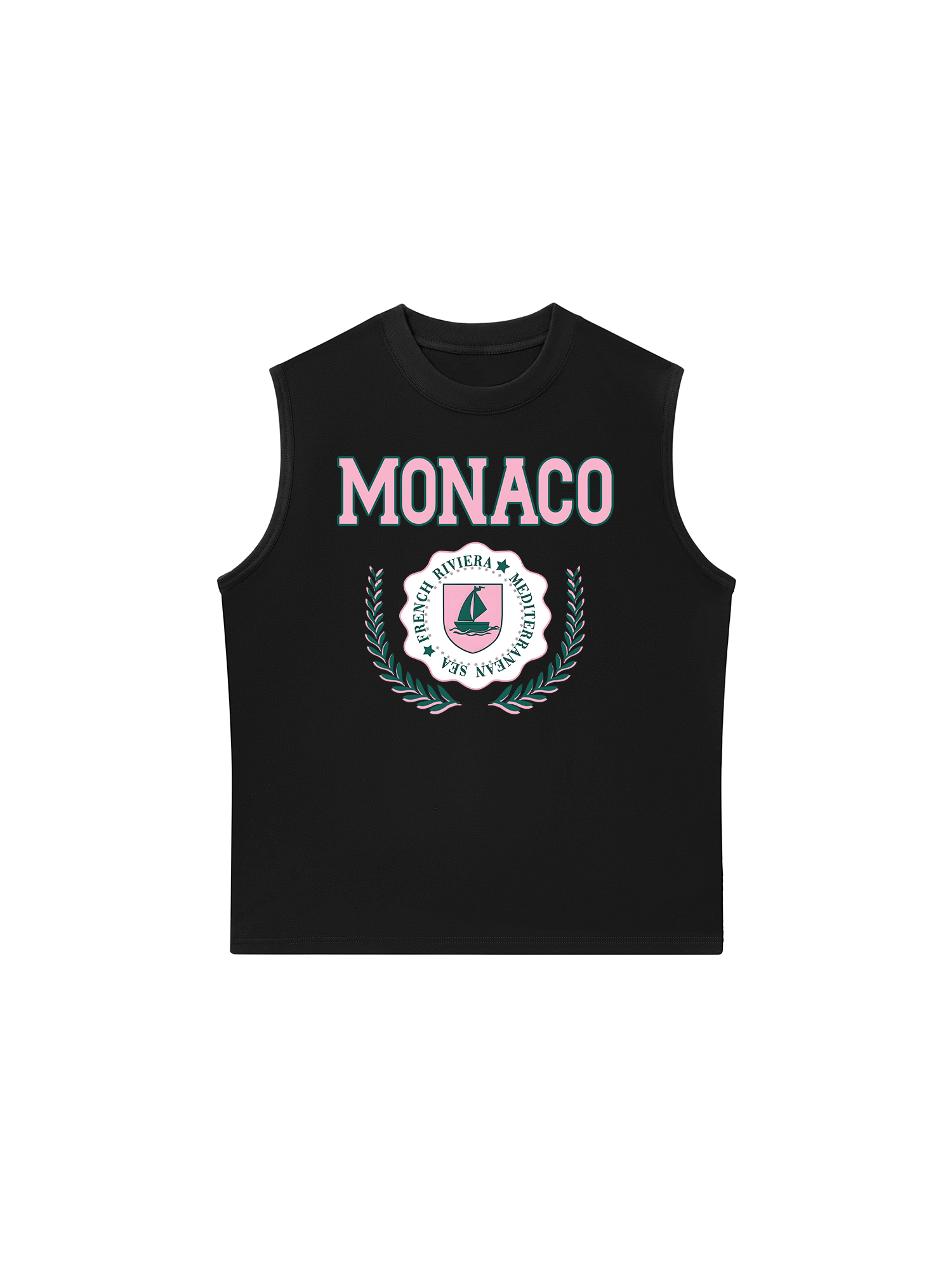 Áo Ba Lỗ Relaxed Fit City Pink Monaco