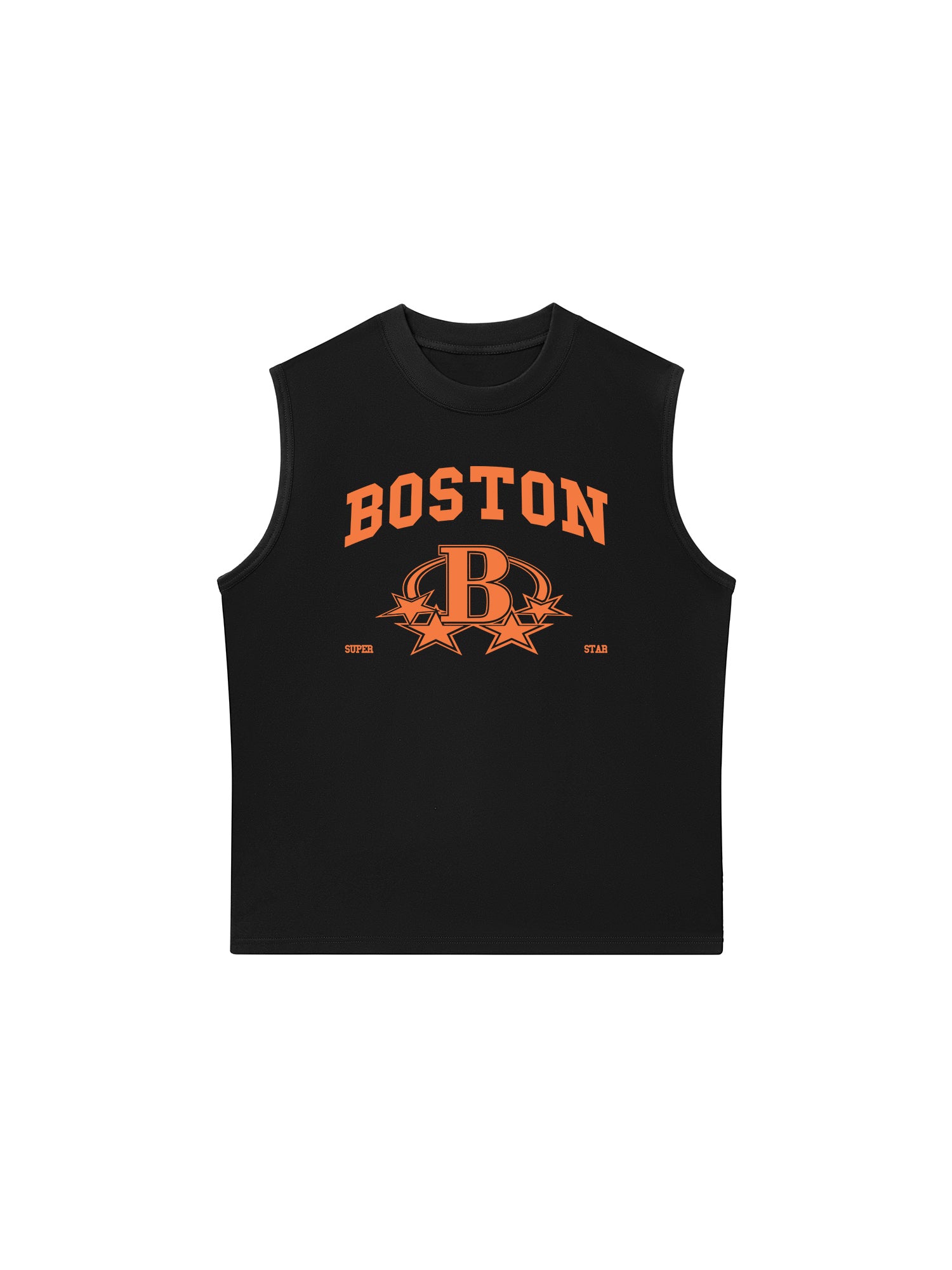 Áo Ba Lỗ Relaxed Fit USA Boston Super Star