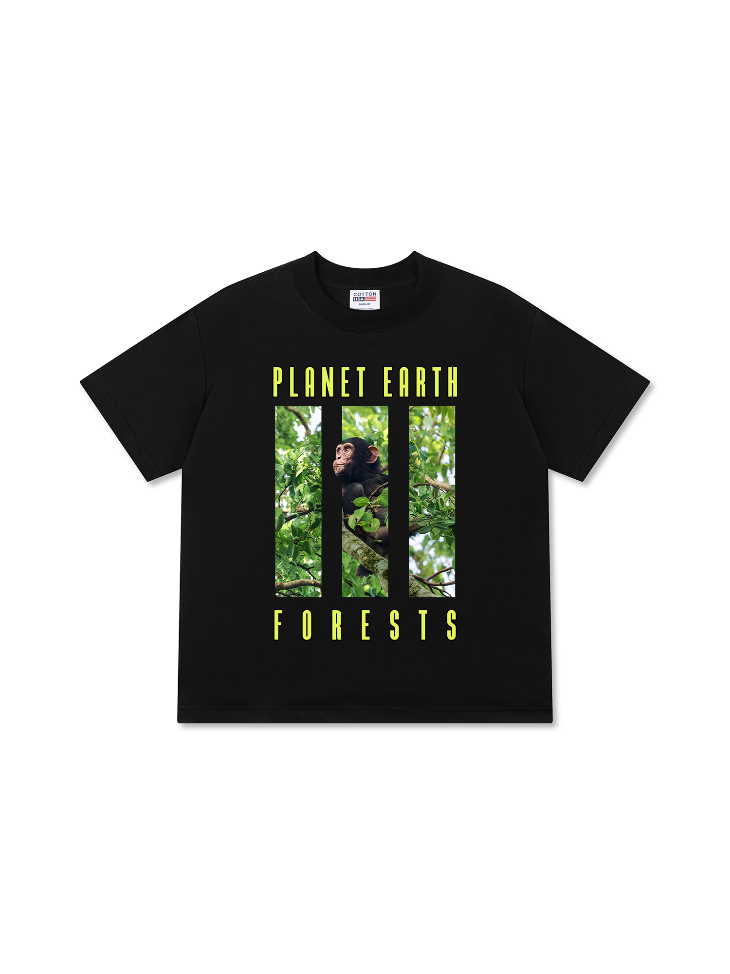 Áo Thun Relaxed Fit Wild Life Planet Earth Forests