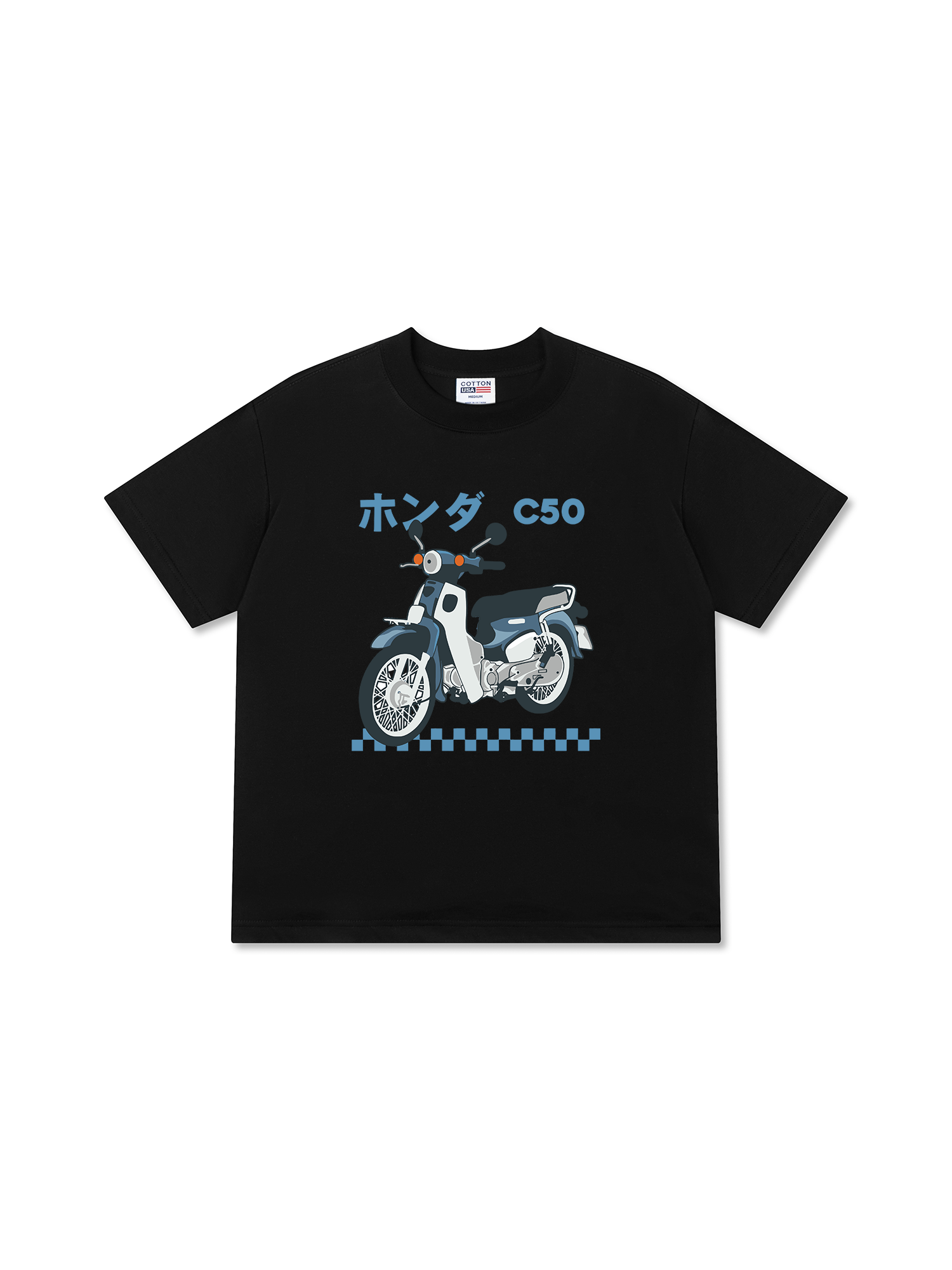 Áo Thun Relaxed Fit Motorbike Cub C50