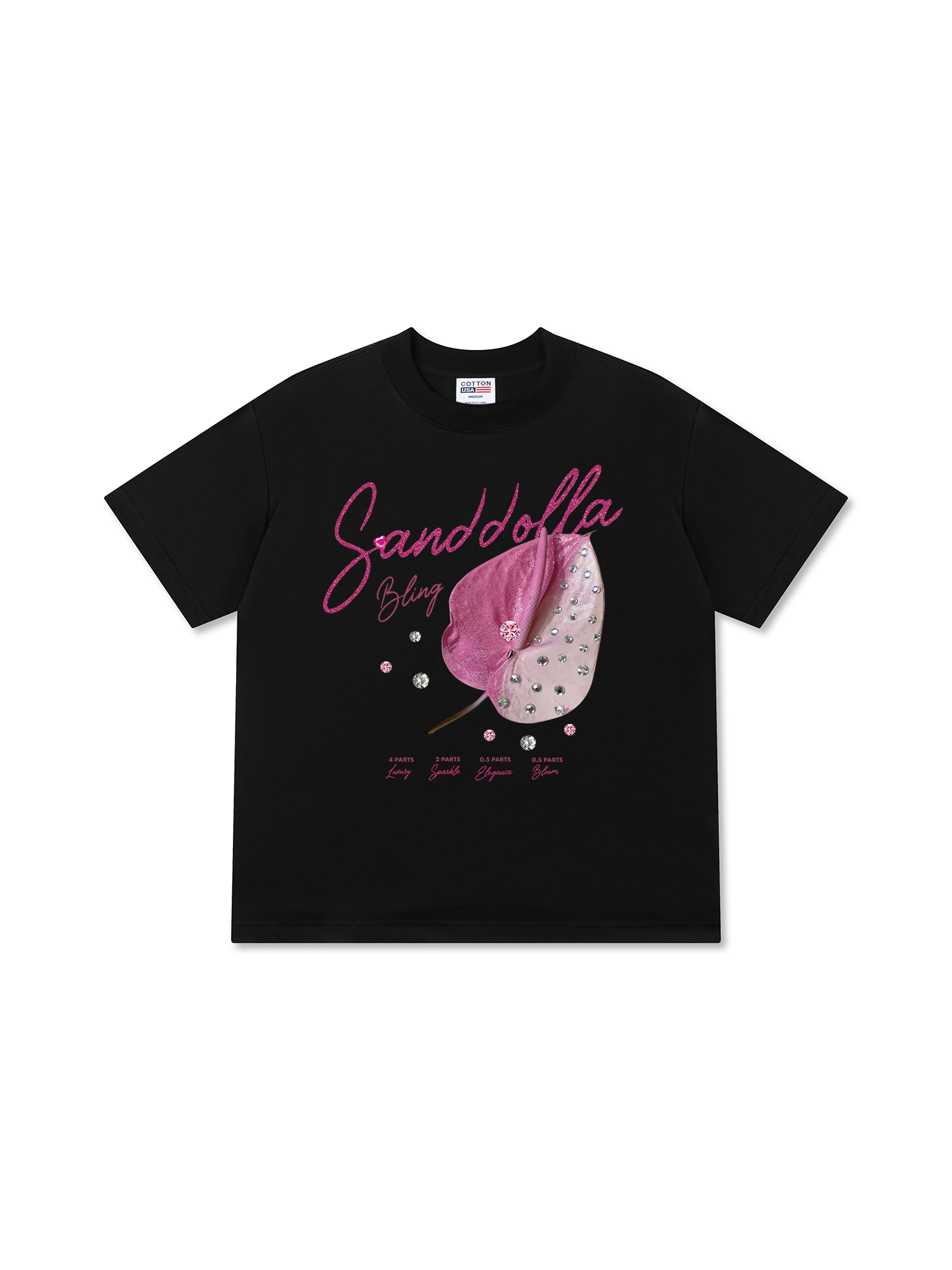 Áo Thun Relaxed Fit Bling Sand Dolla Retro