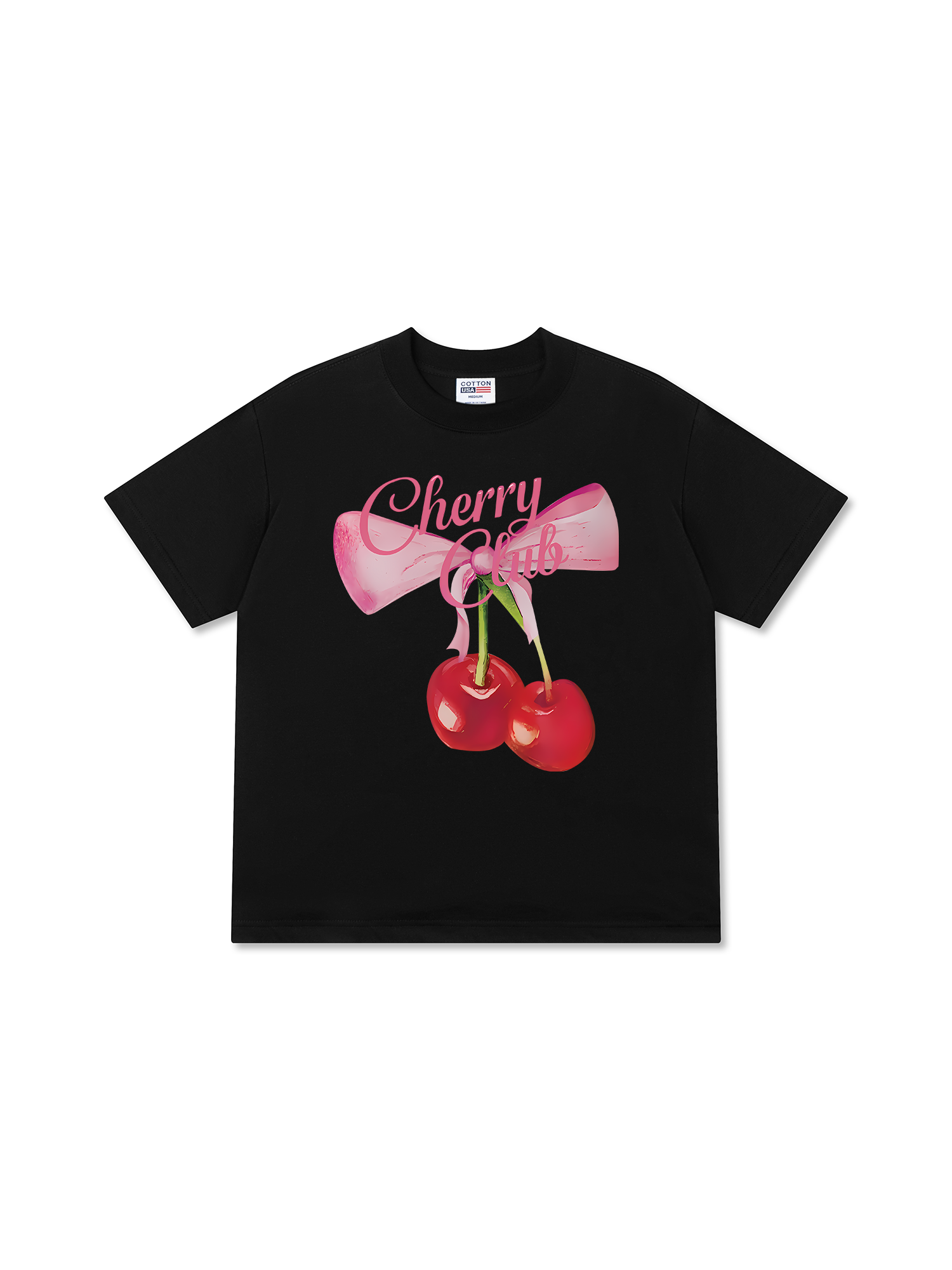 Áo Thun Relaxed Fit Cherry Club Coquette