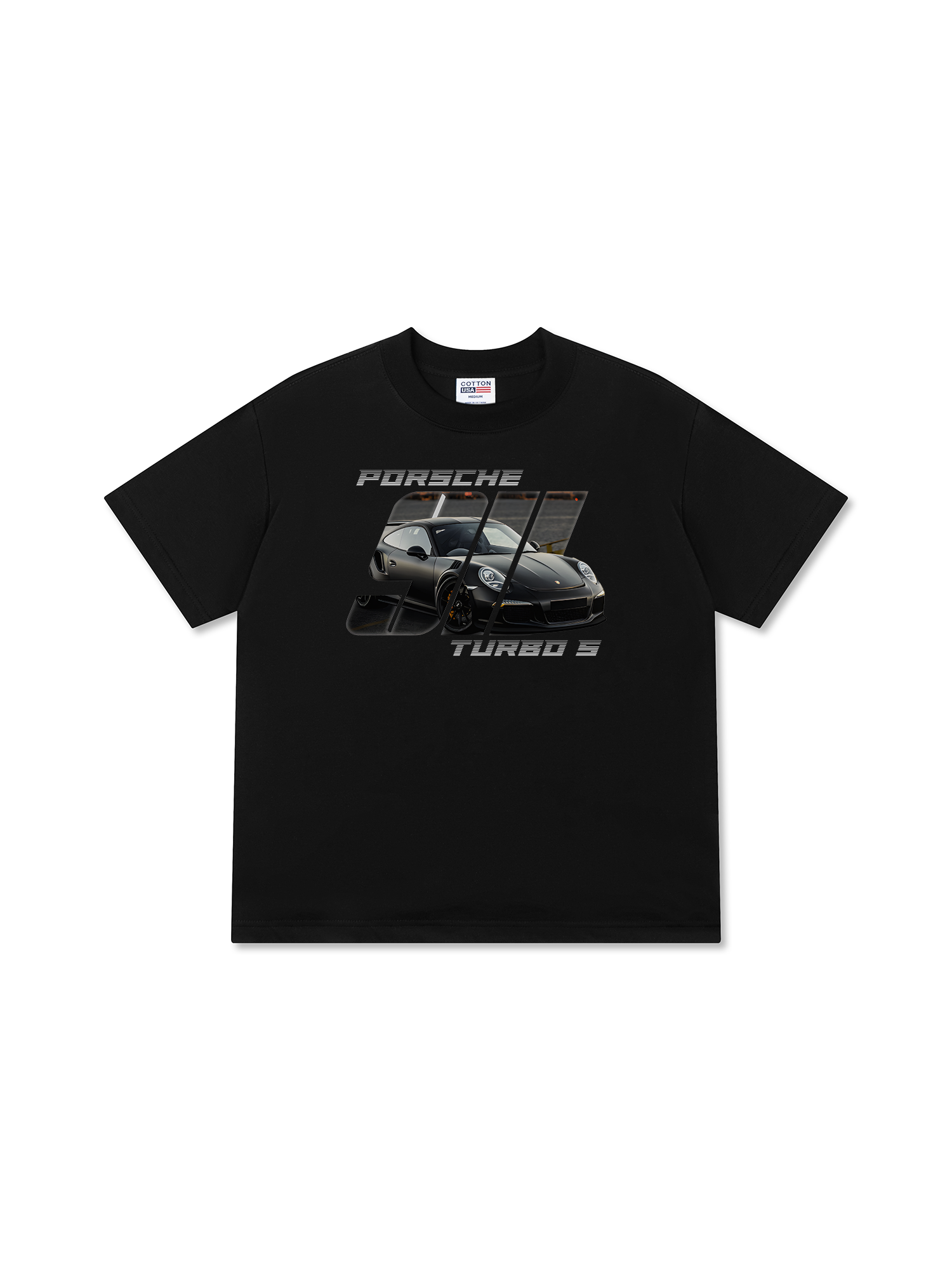 Áo Thun Relaxed Fit Porsche Silver Turbo S