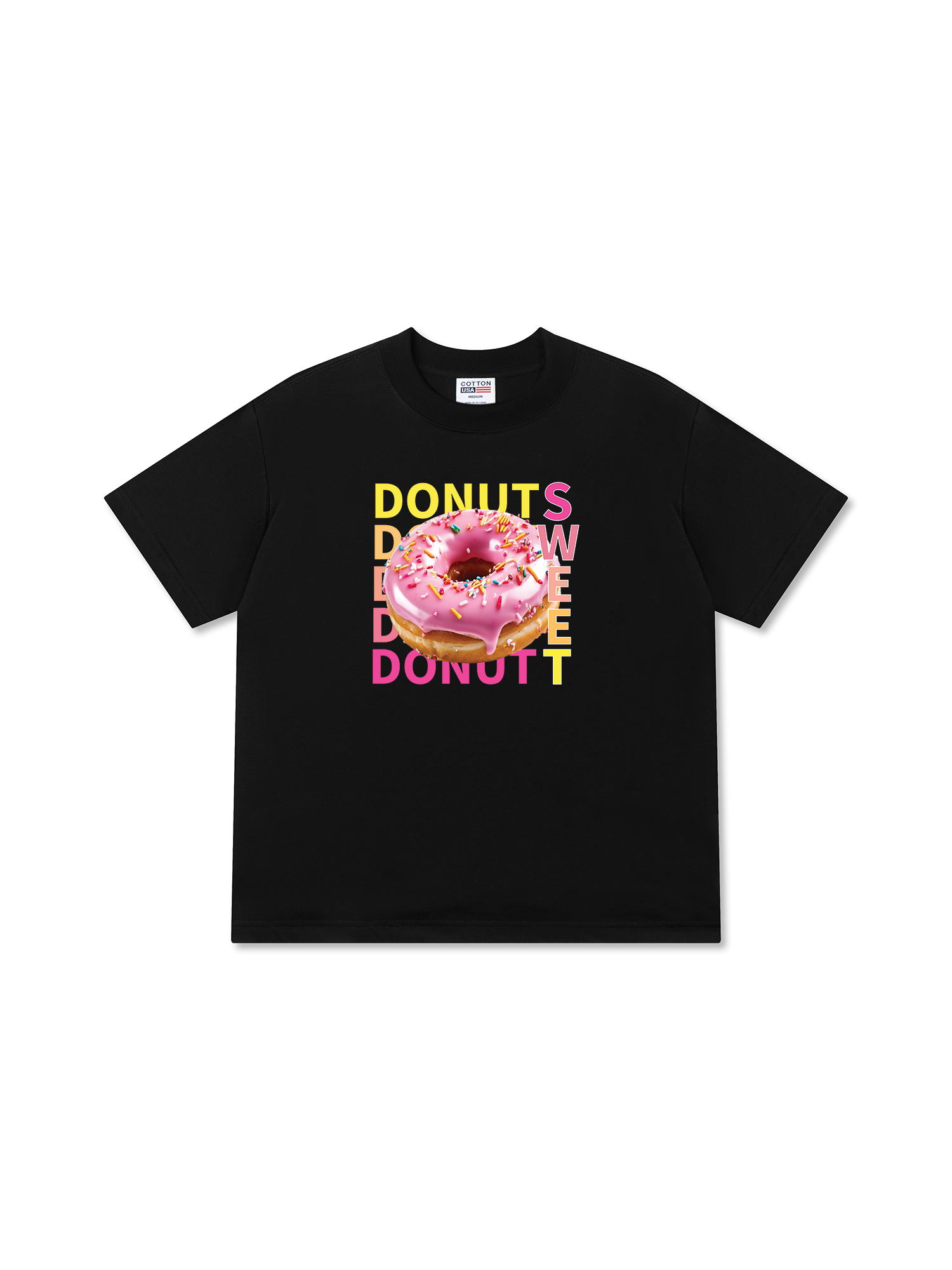 Áo Thun Relaxed Fit Yummy Mood Sweet Donut