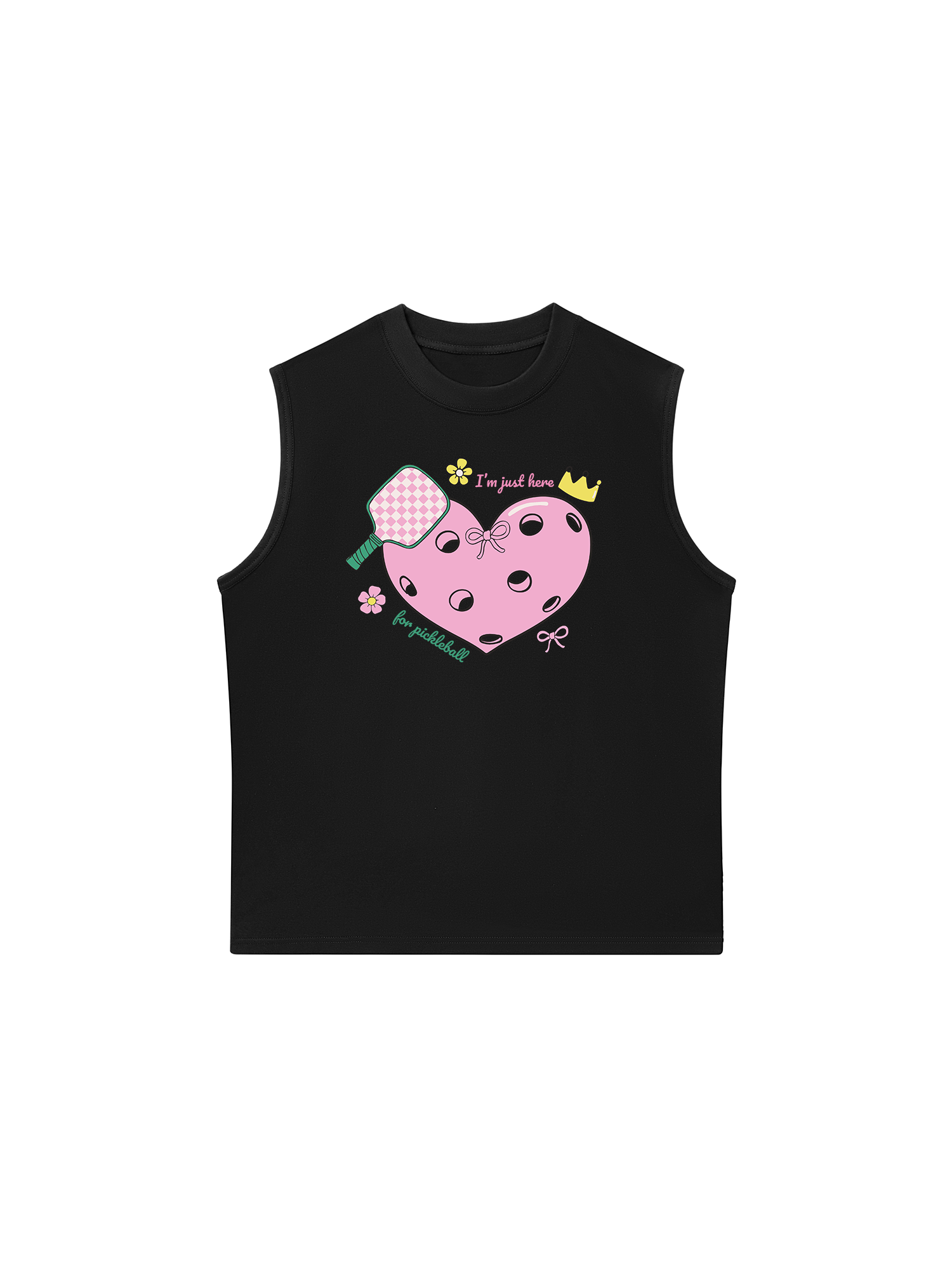 Áo Ba Lỗ Relaxed Fit I_m Just Here For Pickleball