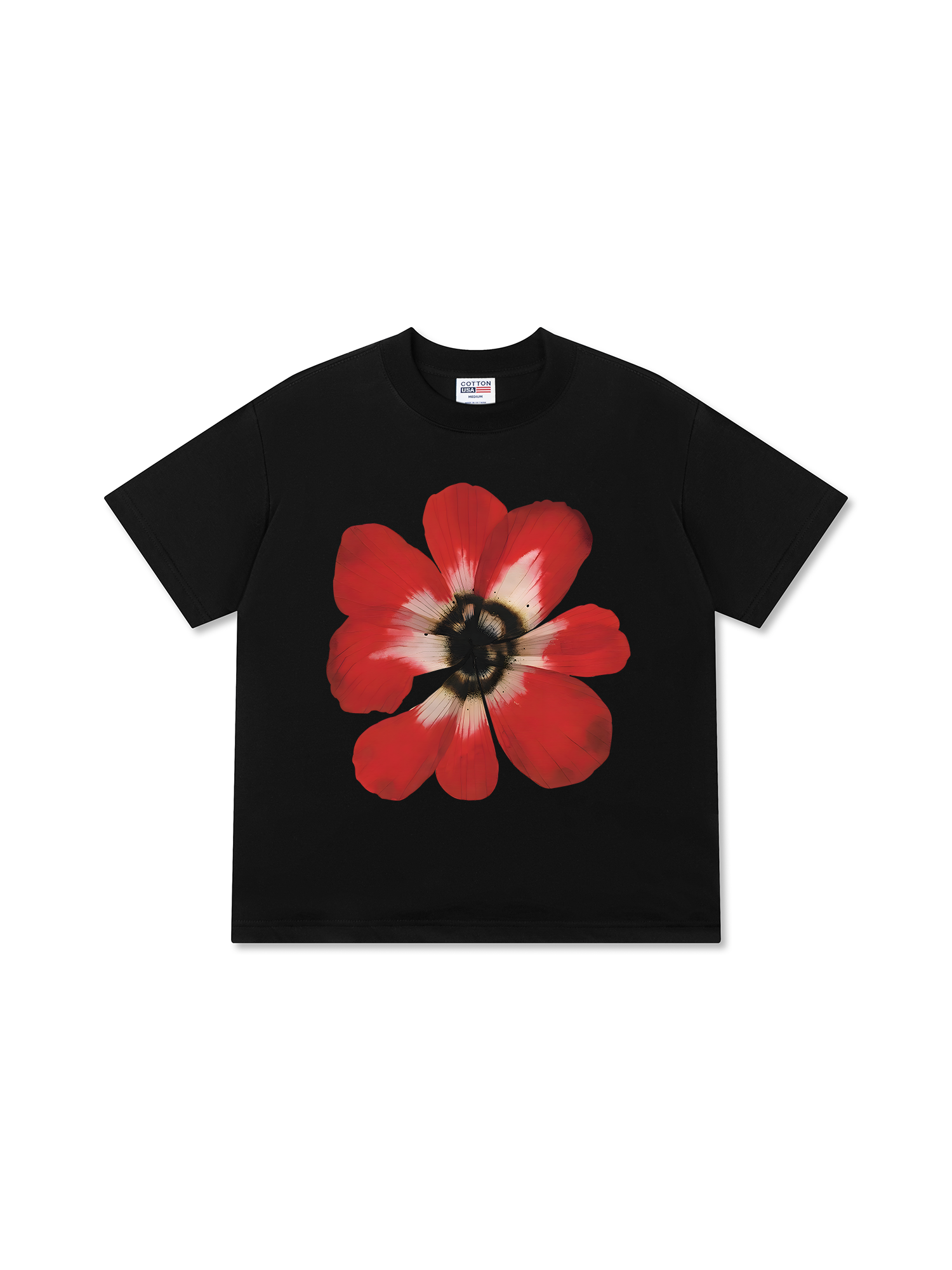 Áo Thun Relaxed Fit Floral Red Flower