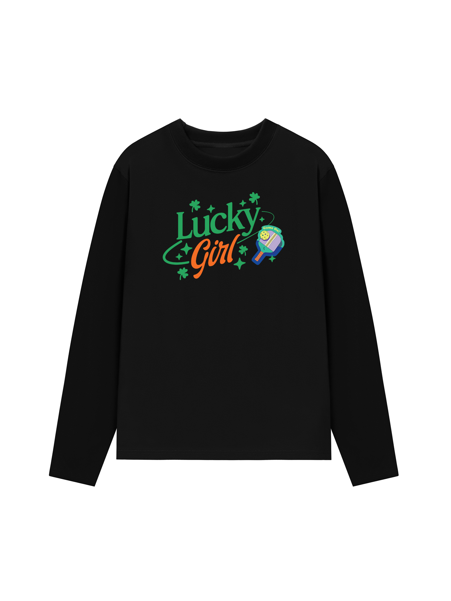 Áo Thun Dài Tay Pickleball Lucky Girl