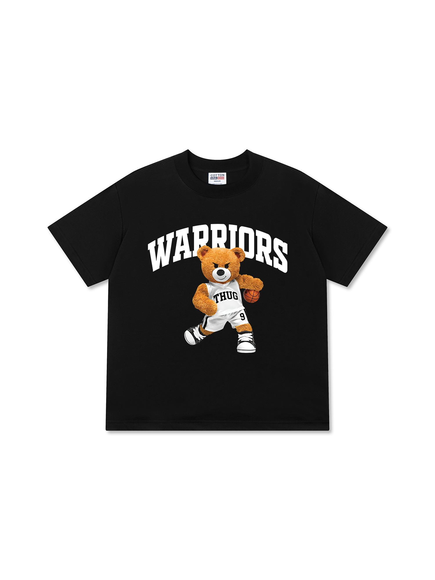 Áo Thun Relaxed Fit Basketball Warriors T