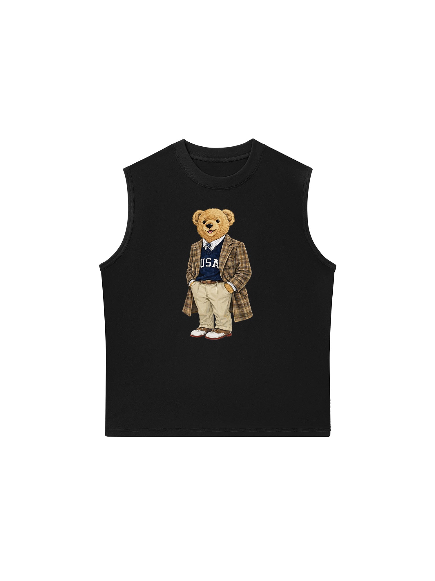 Áo Ba Lỗ Relaxed Fit Bear One