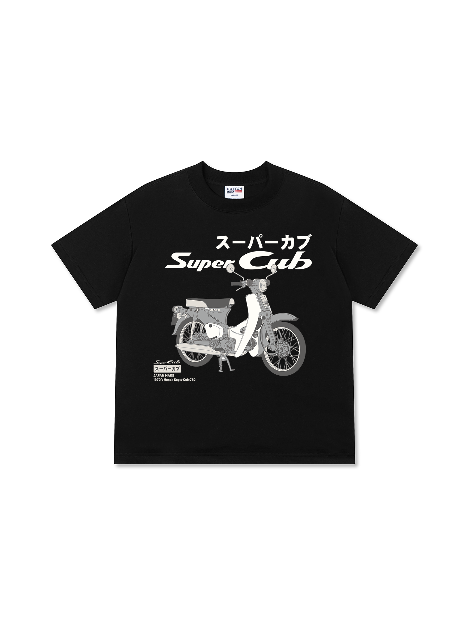 Áo Thun Relaxed Fit Super Cub Heritage Gray