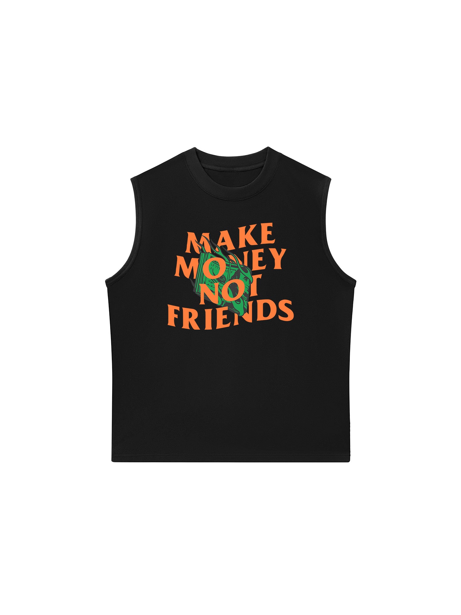 Áo Ba Lỗ Relaxed Fit Money Make Money Not Friends