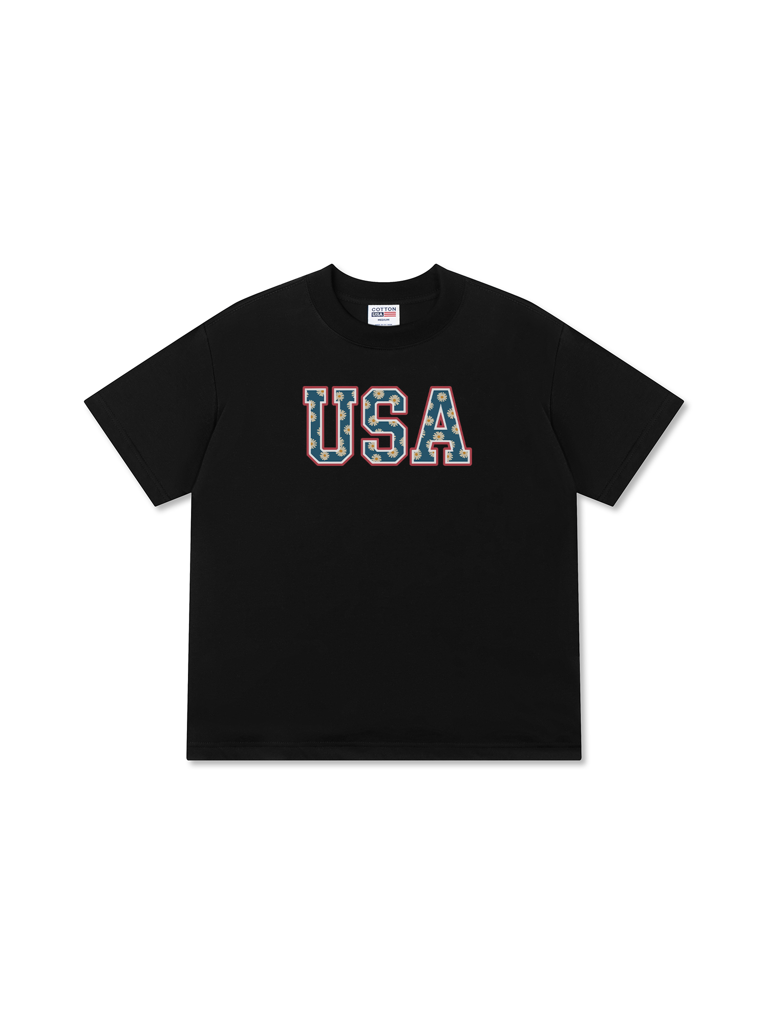 Áo Thun Relaxed Fit USA Daisy Season