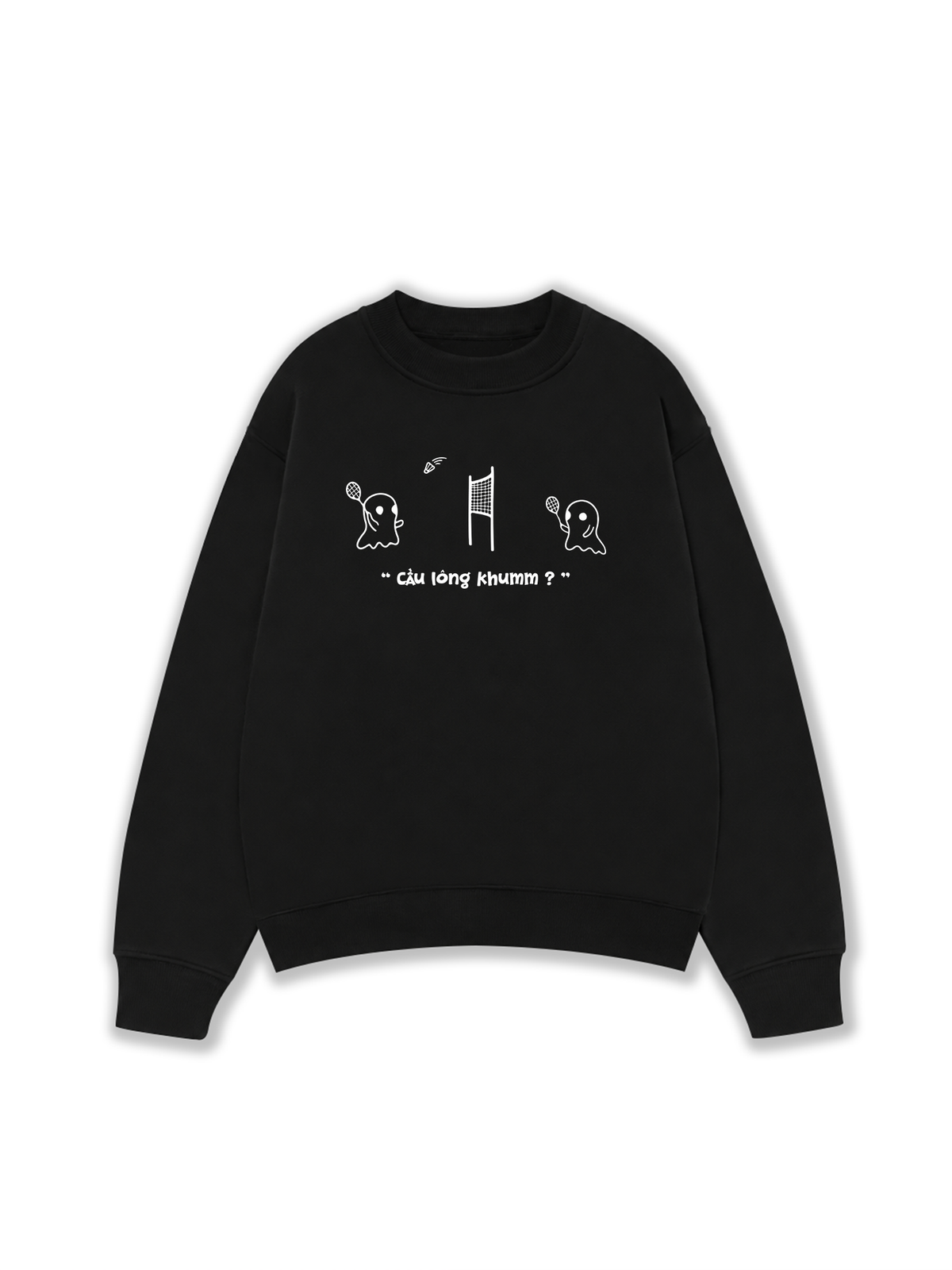 Áo Sweater Nỉ Hai Da Badminton