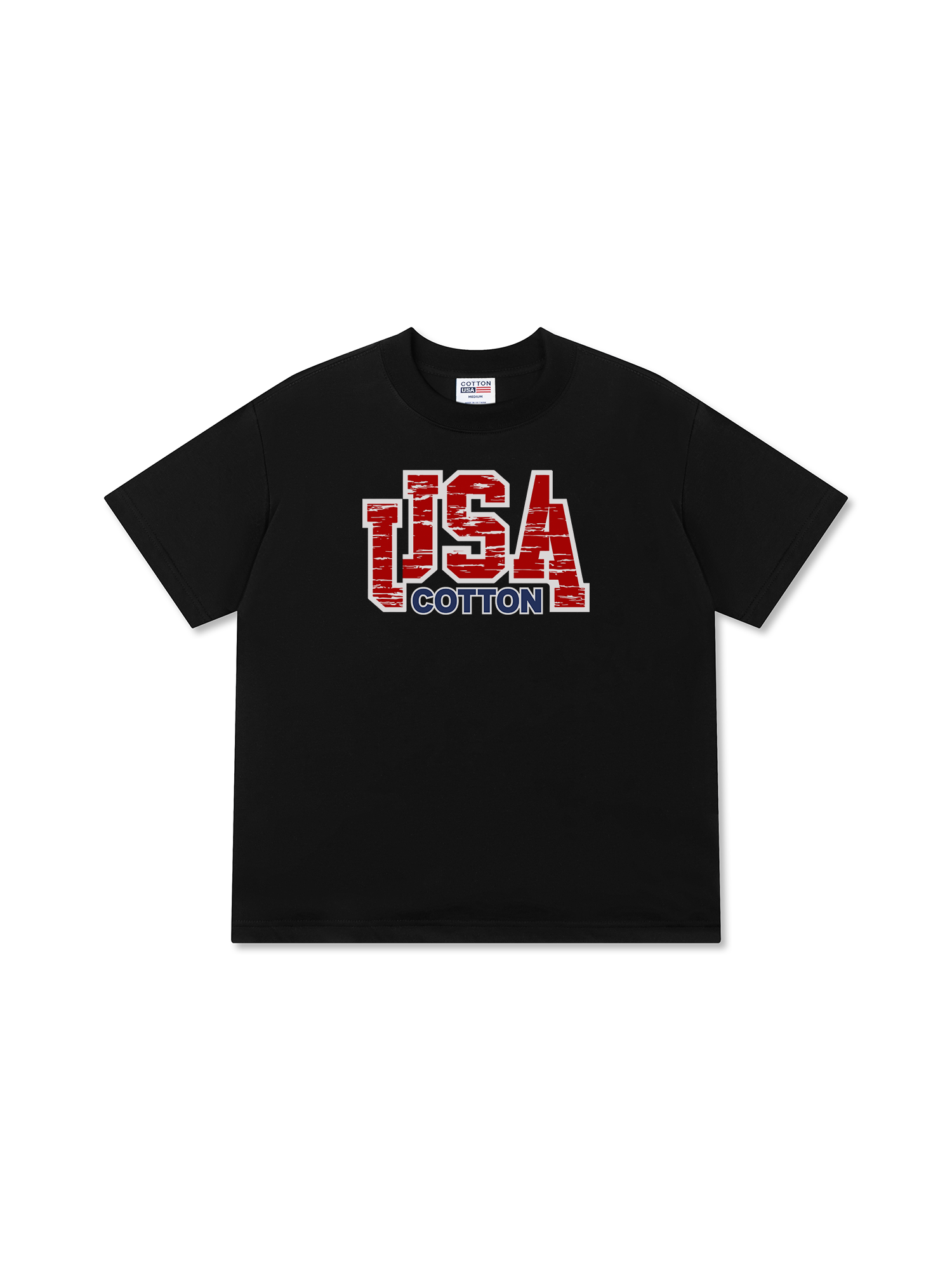 Áo Thun Relaxed Fit USA Scratched Typo