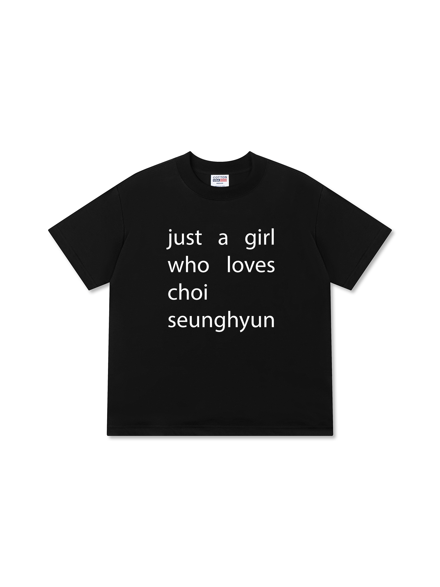 Áo Thun Relaxed Fit Idols Just A Girl Who Loves Choi SeungHyun