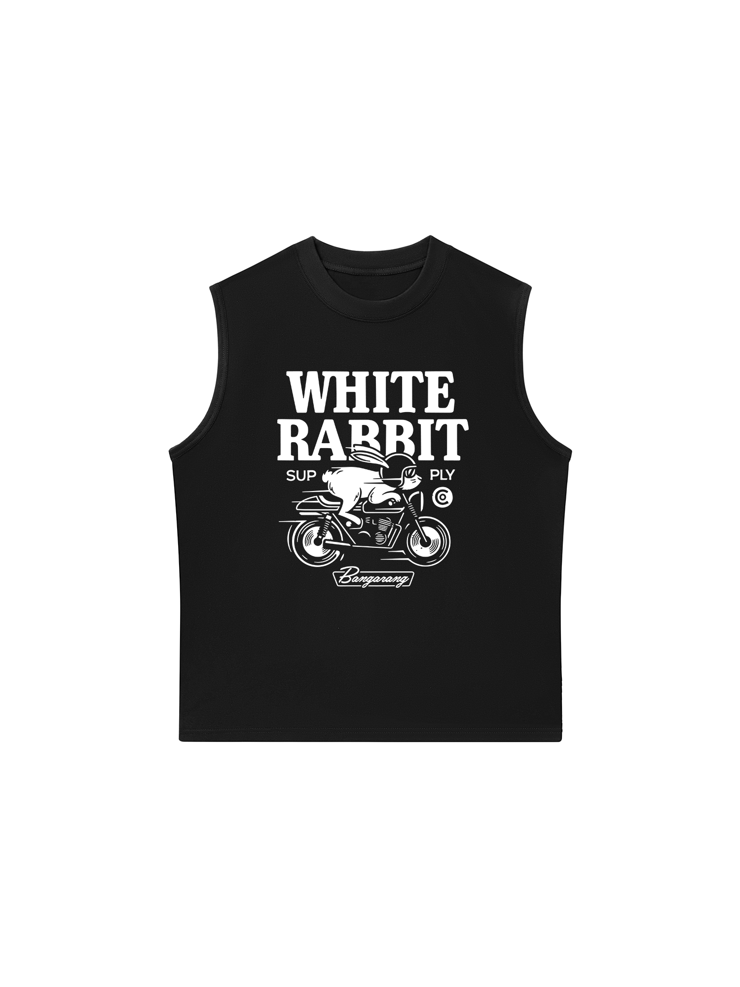 Áo Ba Lỗ Relaxed Fit White Rabbit