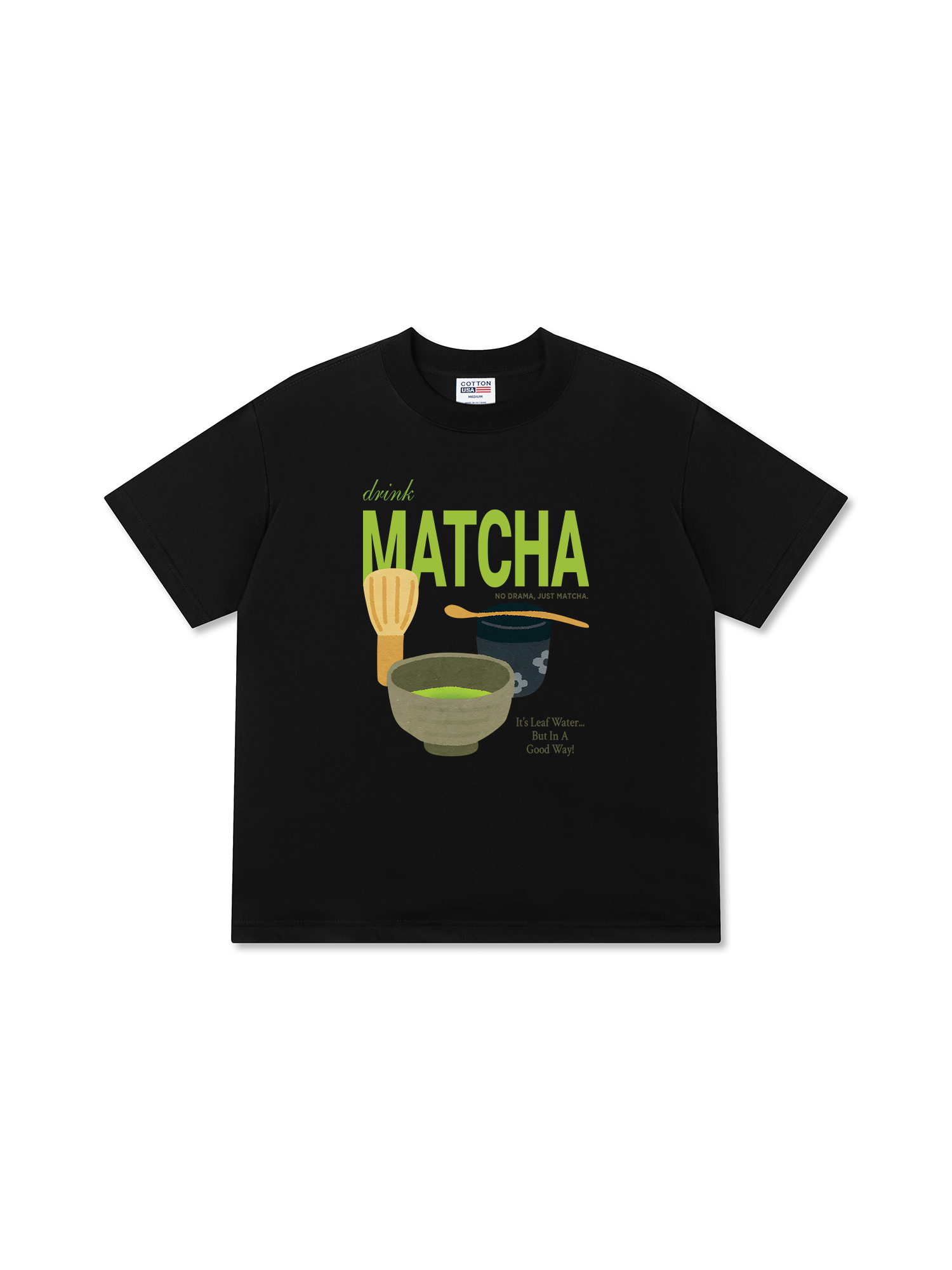 Áo Thun Relaxed Fit Daily Cup Drink Matcha