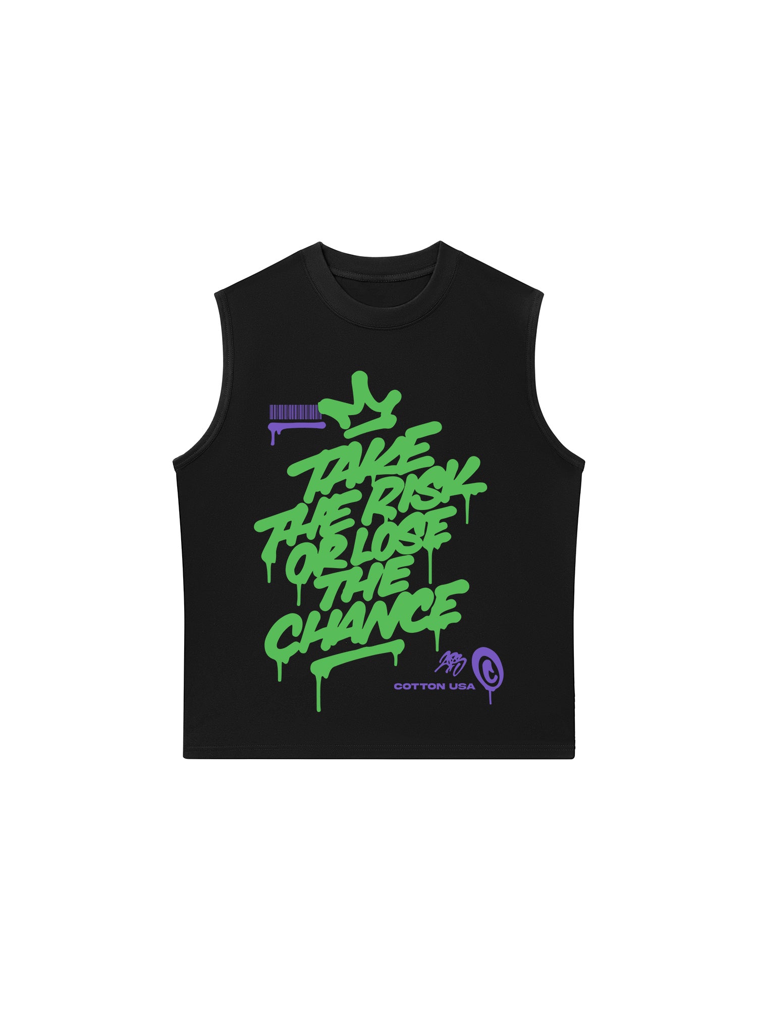 Áo Ba Lỗ Relaxed Fit Money Take The Risk