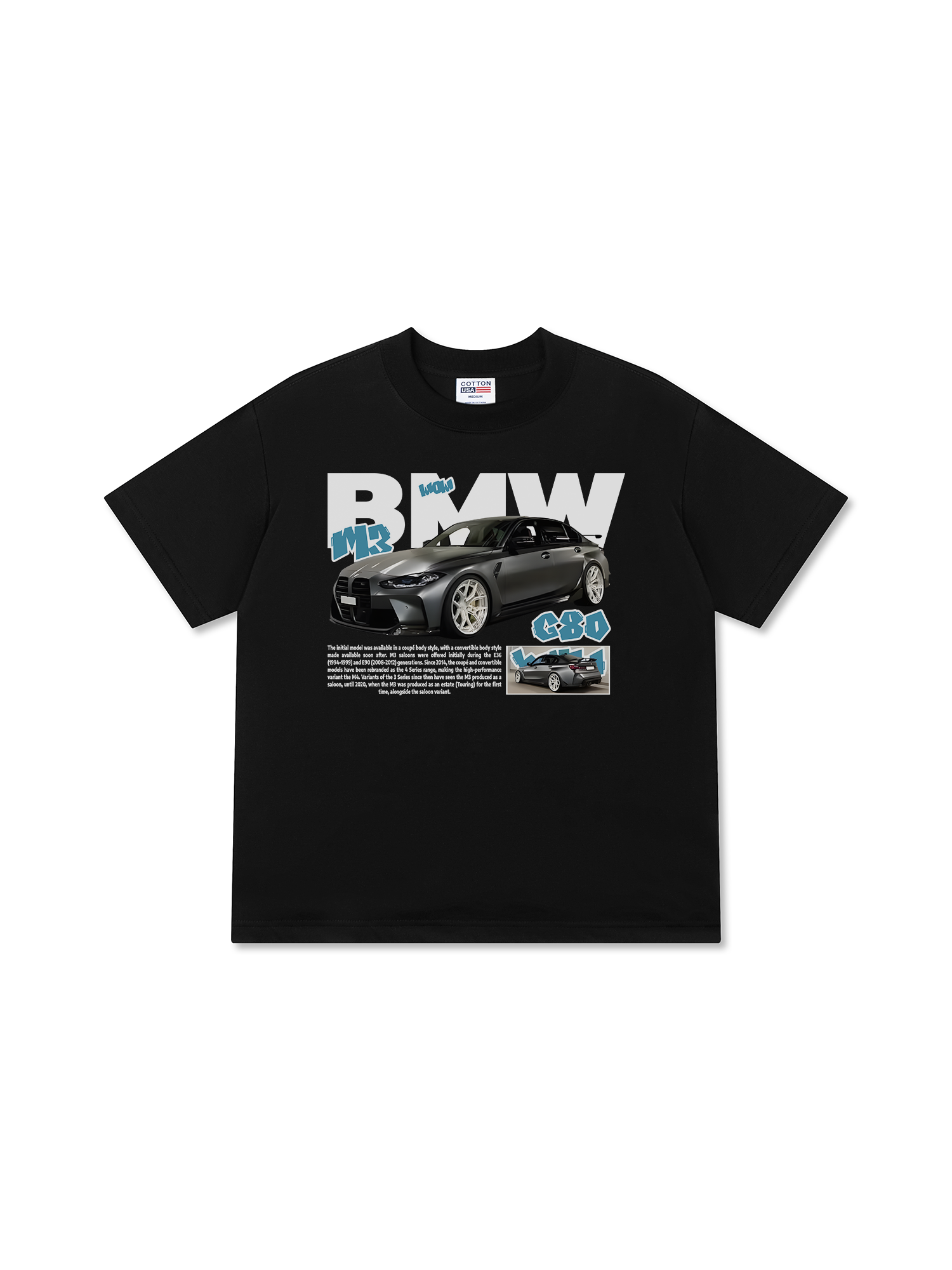 Áo Thun Relaxed Fit BMW M3 G80 Gravity