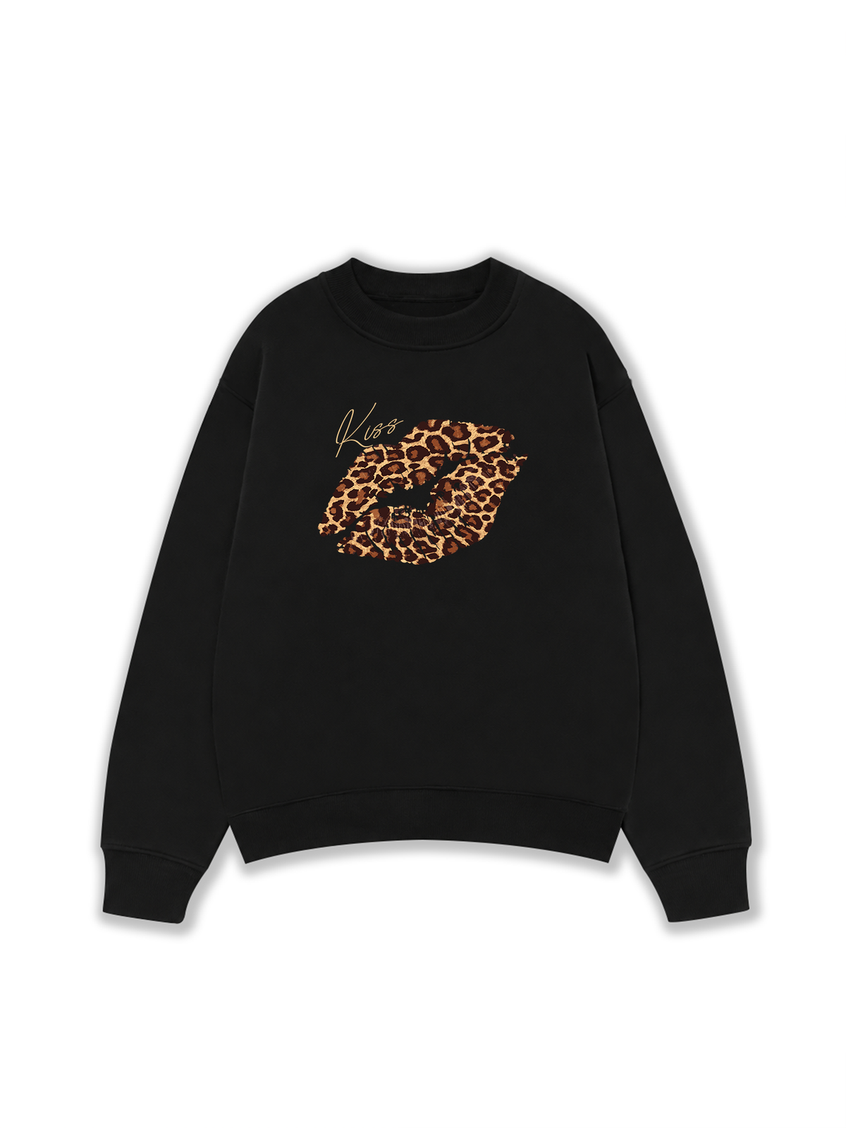 Áo Sweater Nỉ Hai Da Urban Leopard Kiss Lip