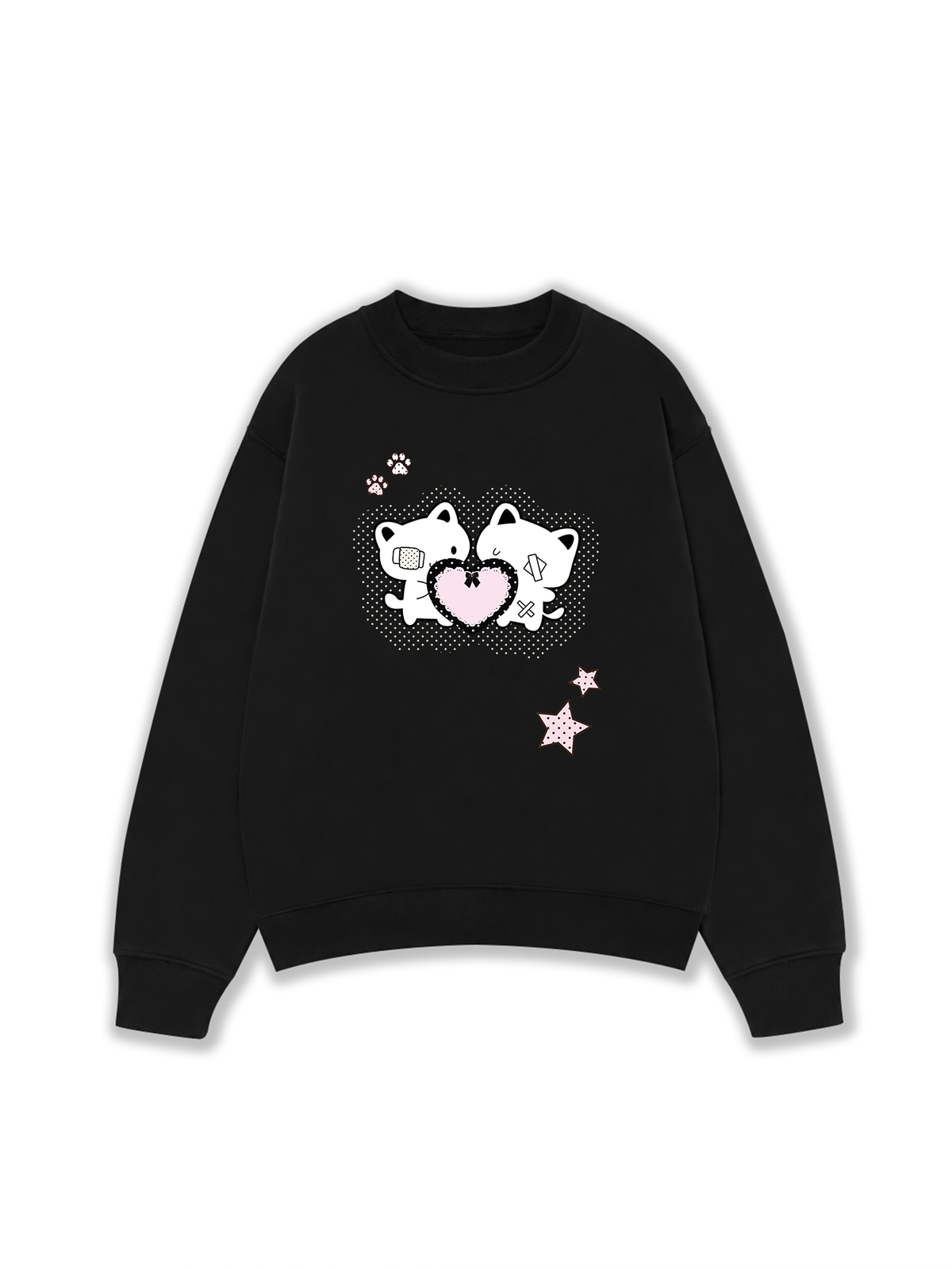 Áo Sweater Nỉ Hai Da Dotty Mood Starlight Kitty Care