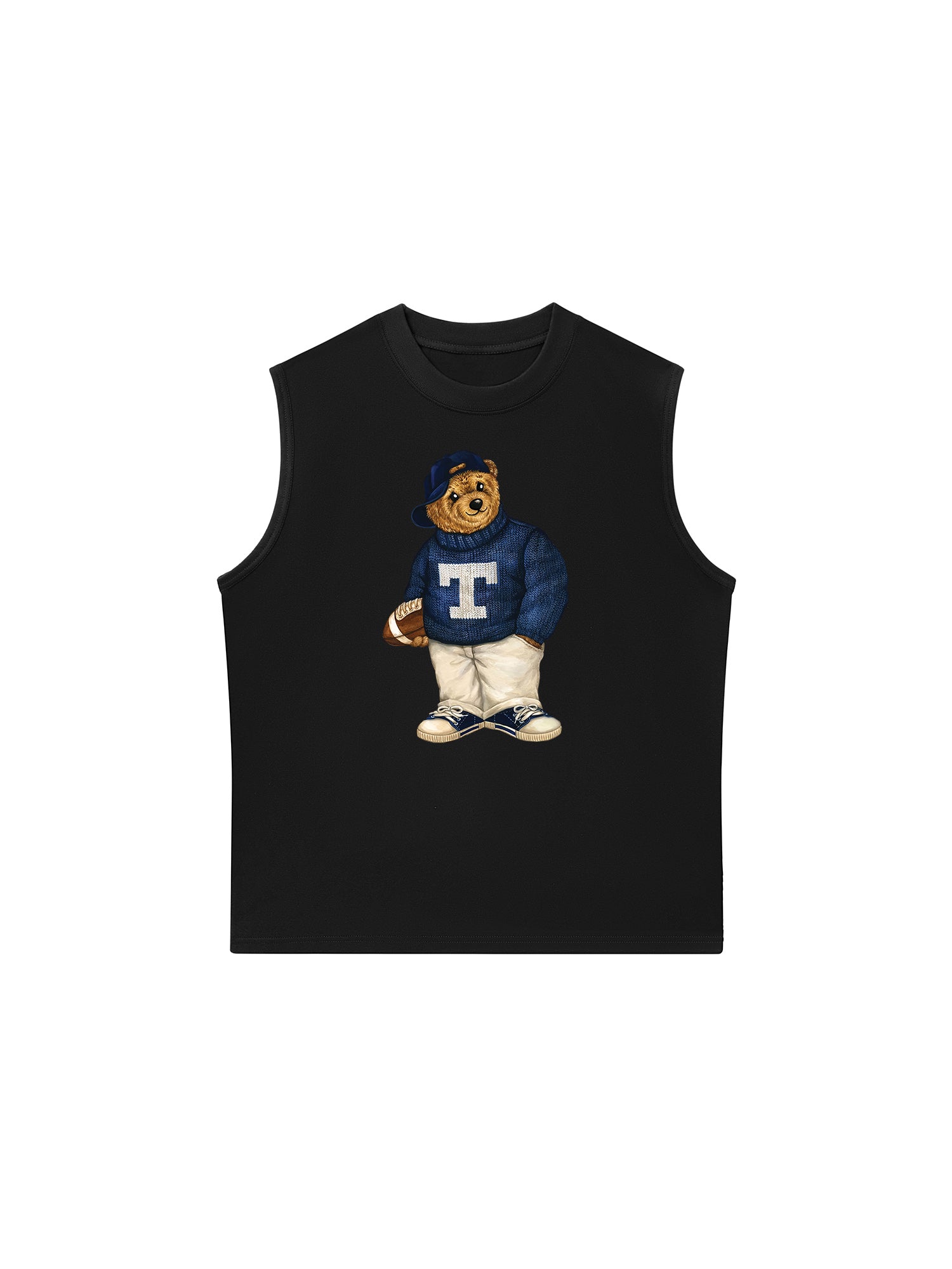 Áo Ba Lỗ Relaxed Fit Bear Two