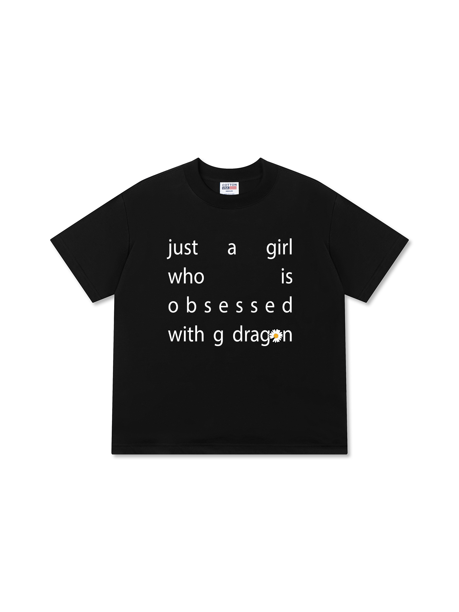 Áo Thun Relaxed Fit Idols Just A Girl Who Is Obsessed With G Dragon