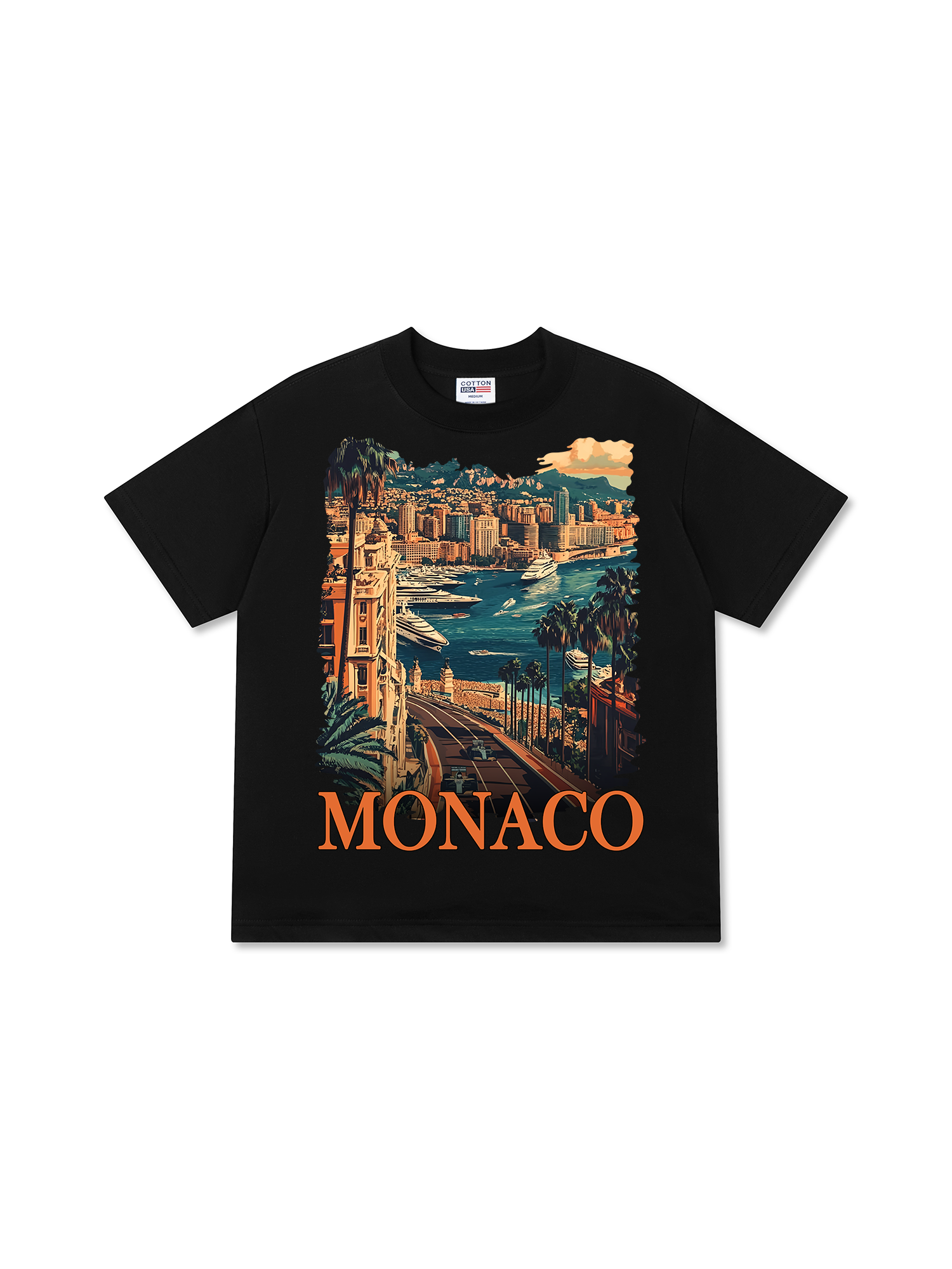 Áo Thun Relaxed Fit City Monaco