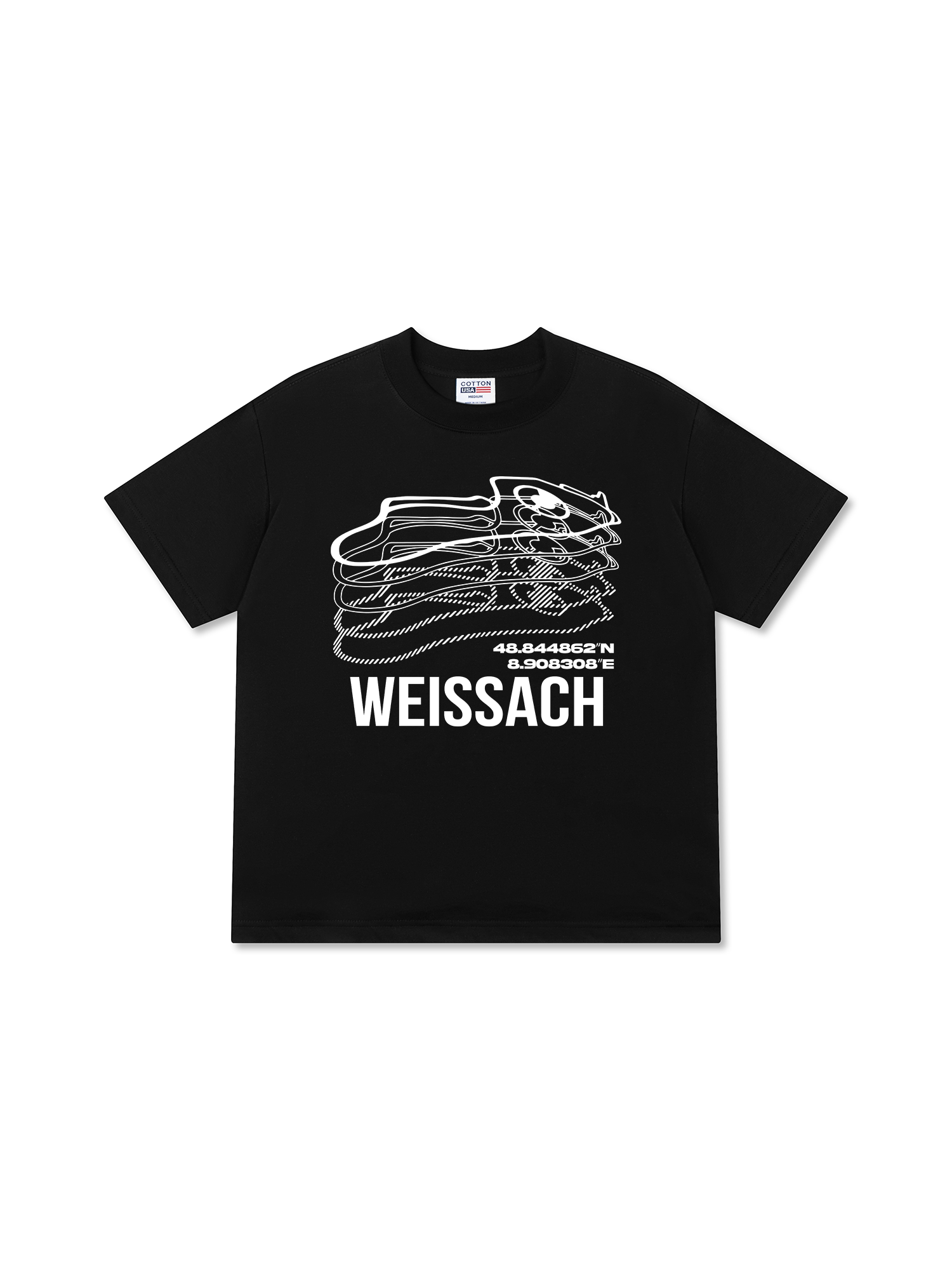 Áo Thun Relaxed Fit Weissach Map