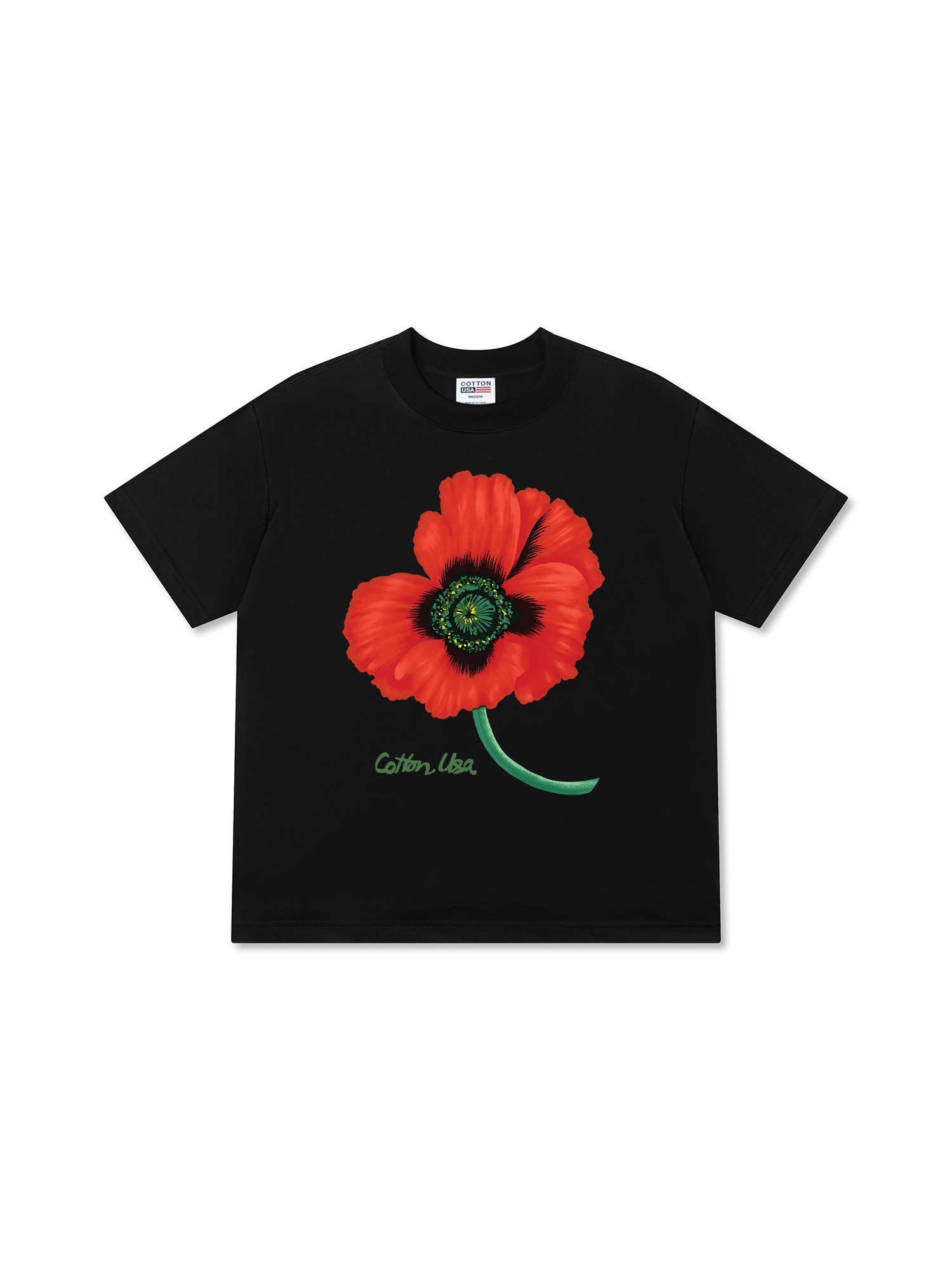 Áo Thun Relaxed Fit Floral Red