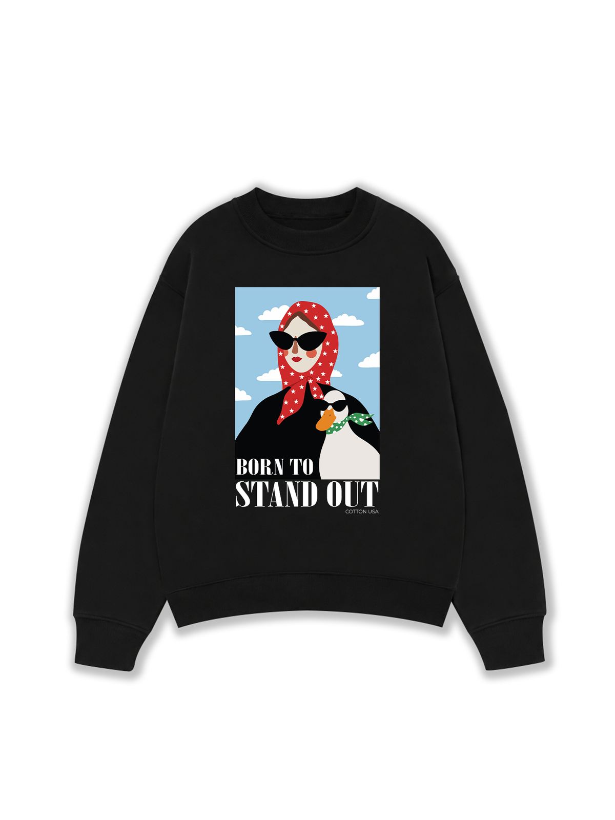 Áo Sweater Nỉ Hai Da Farm Born To Stand Out