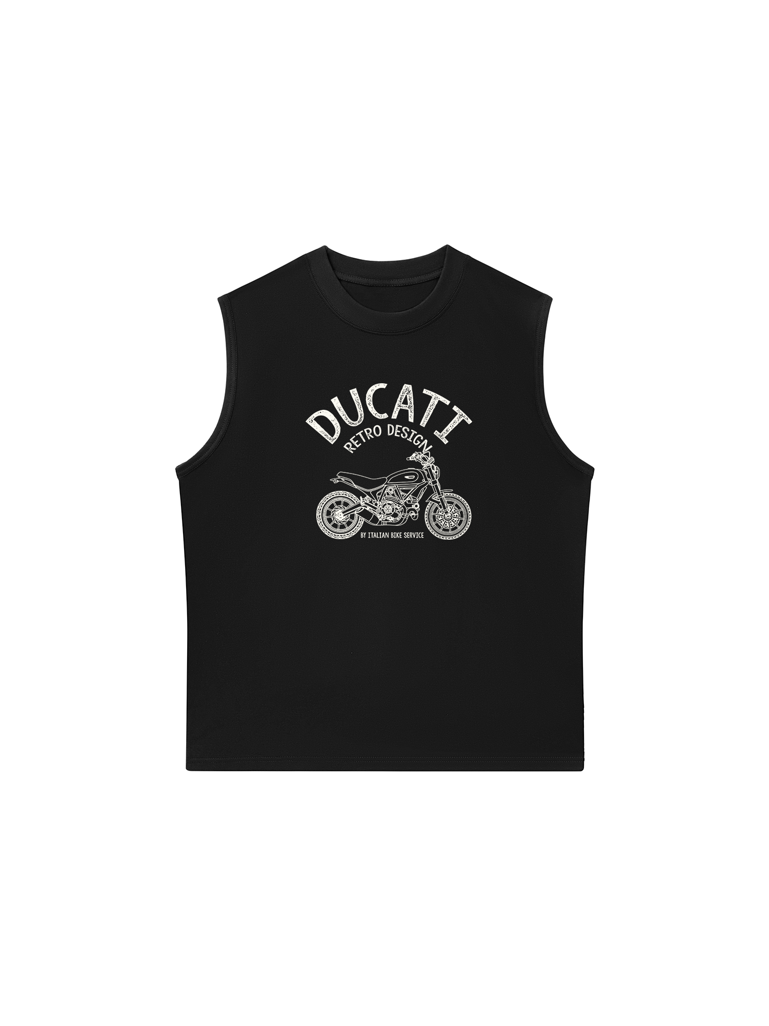 Áo Ba Lỗ Relaxed Fit Ducati Vintage Vibes