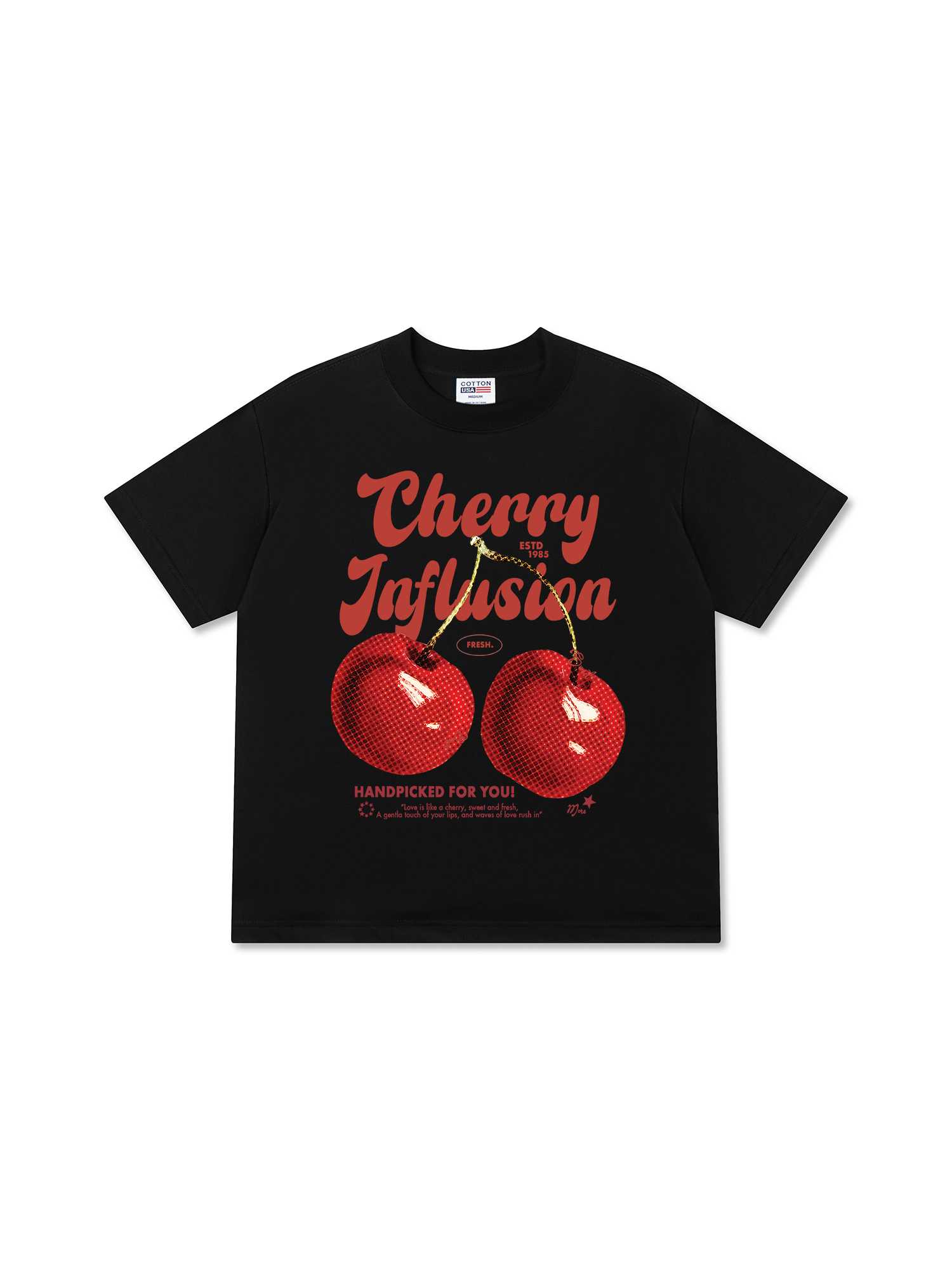 Áo Thun Relaxed Fit Tropical Cherry Influsion