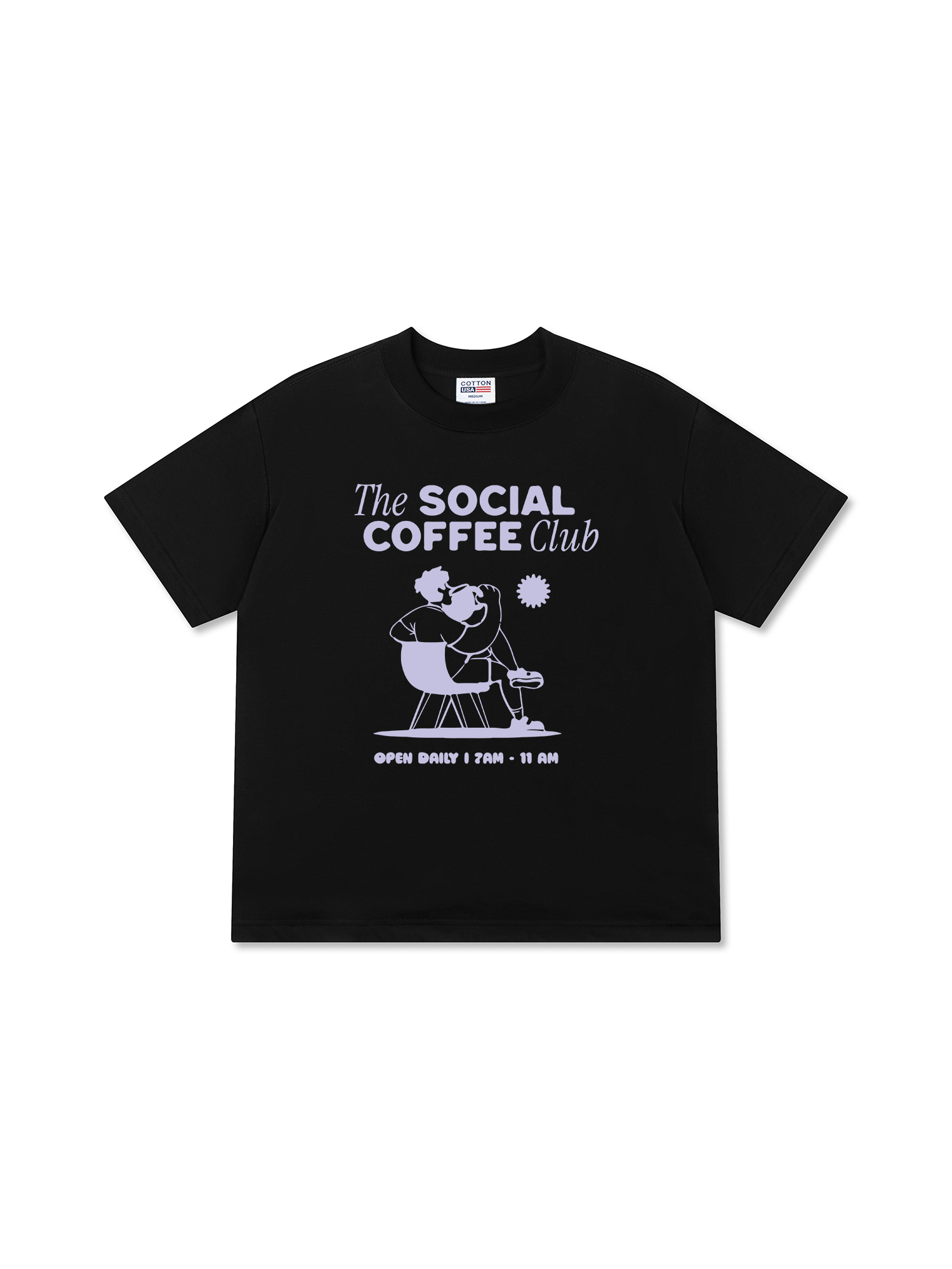 Áo Thun Relaxed Fit Daily Cup The Social Coffee Club