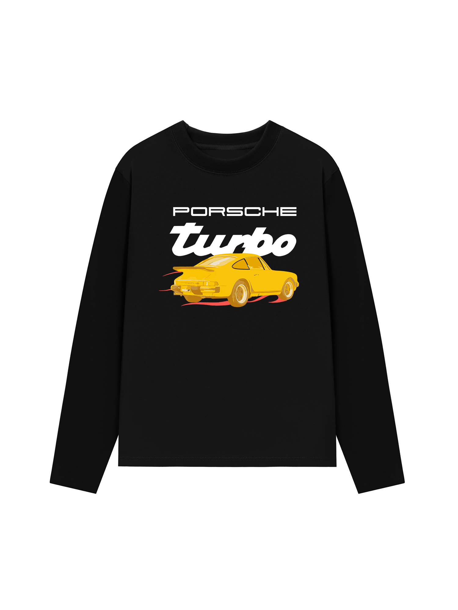 Áo Thun Dài Tay Porsche Turbo Golden Race