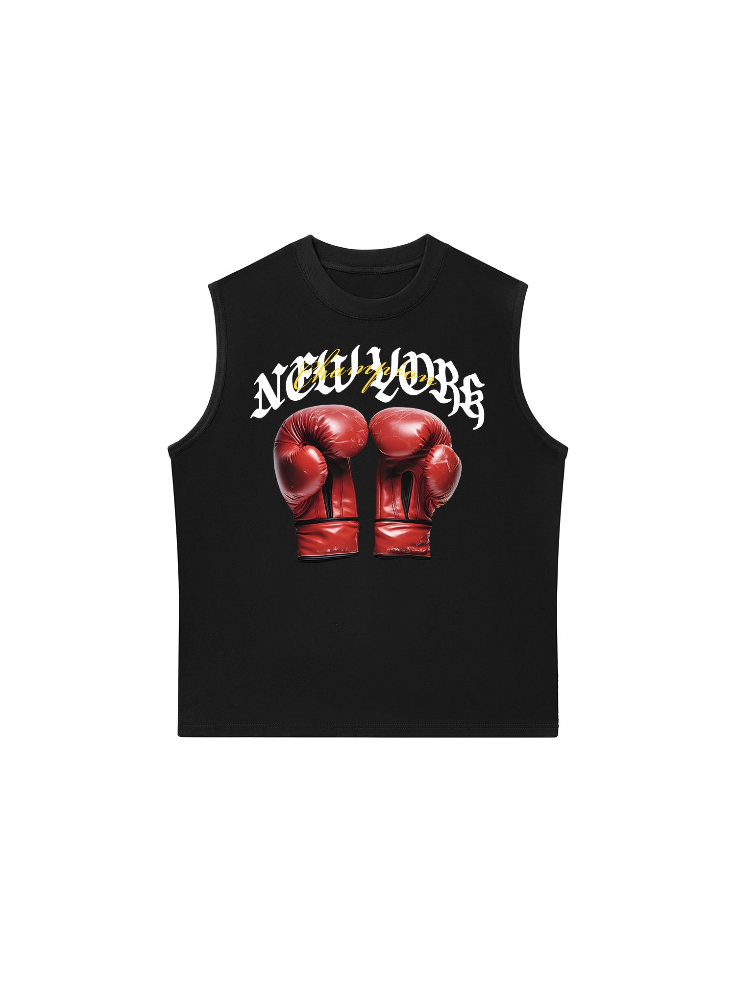 Áo Ba Lỗ Relaxed Fit Champions New York Boxing