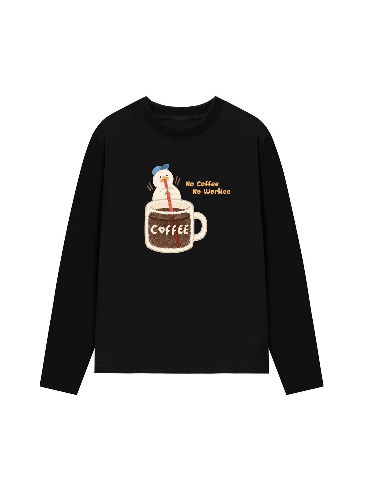 Áo Thun Dài Tay No Coffee No Workee