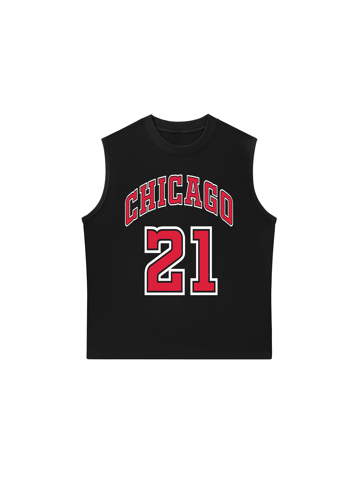Áo Ba Lỗ Relaxed Fit Chicago 21 Basketball Spider