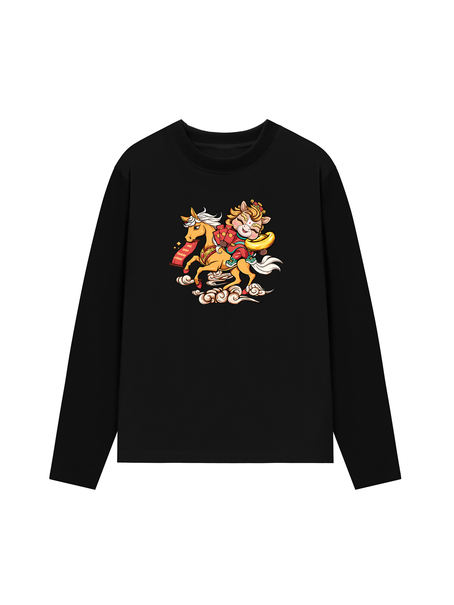 Áo Thun Dài Tay Mã Đáo Thành Công