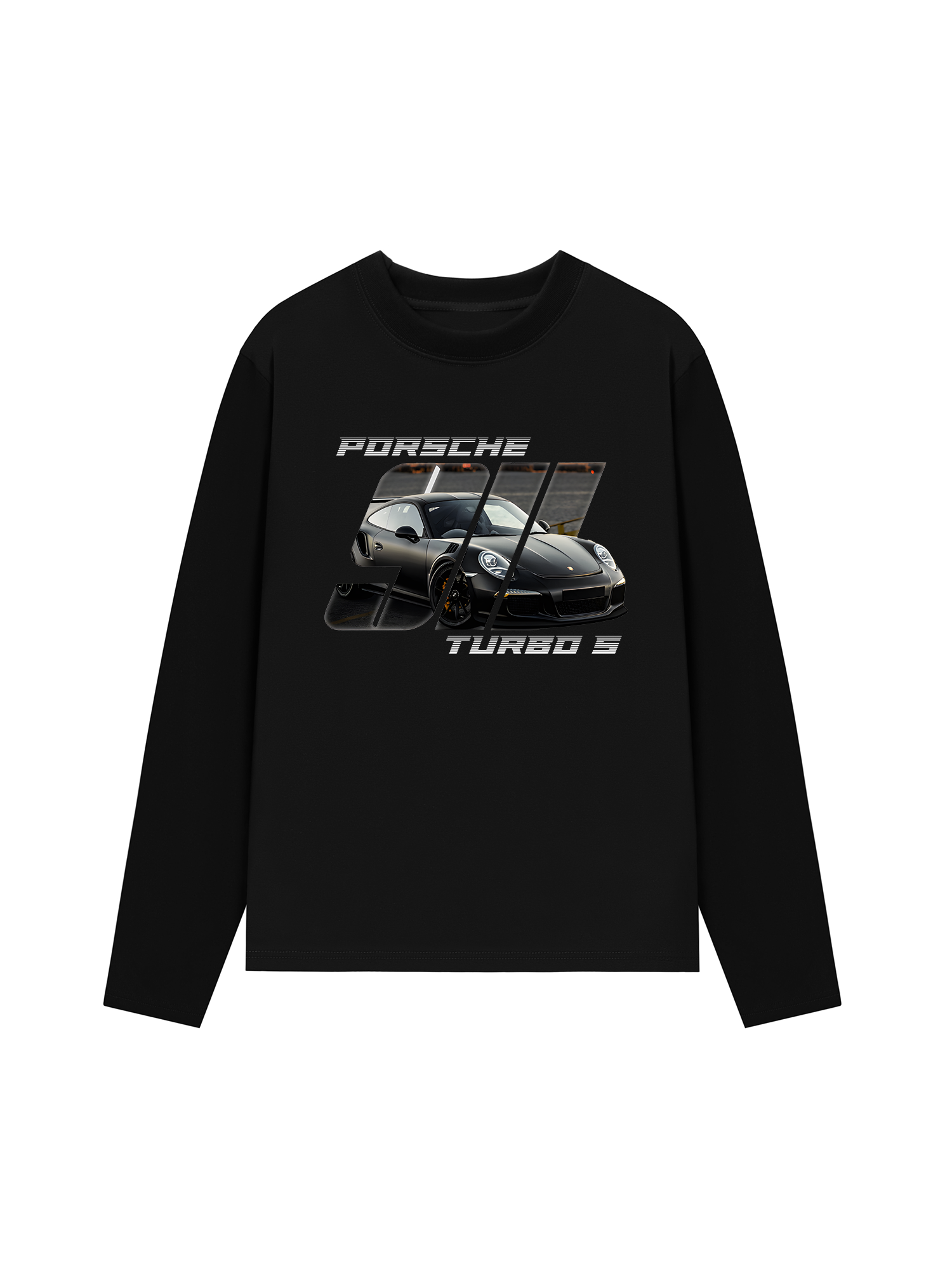 Áo Thun Dài Tay Porsche Silver Turbo S