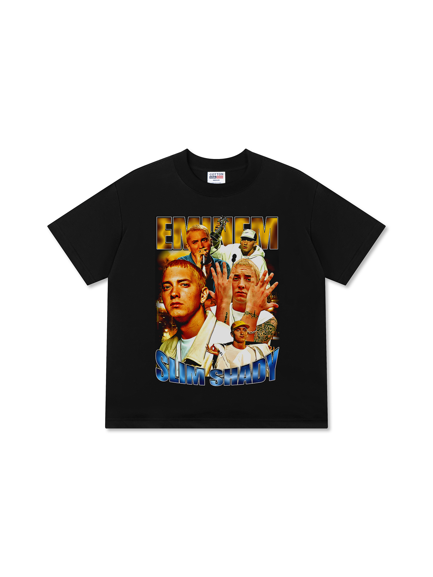 Áo Thun Relaxed Fit Rapper Eminem Vintage Style Essential