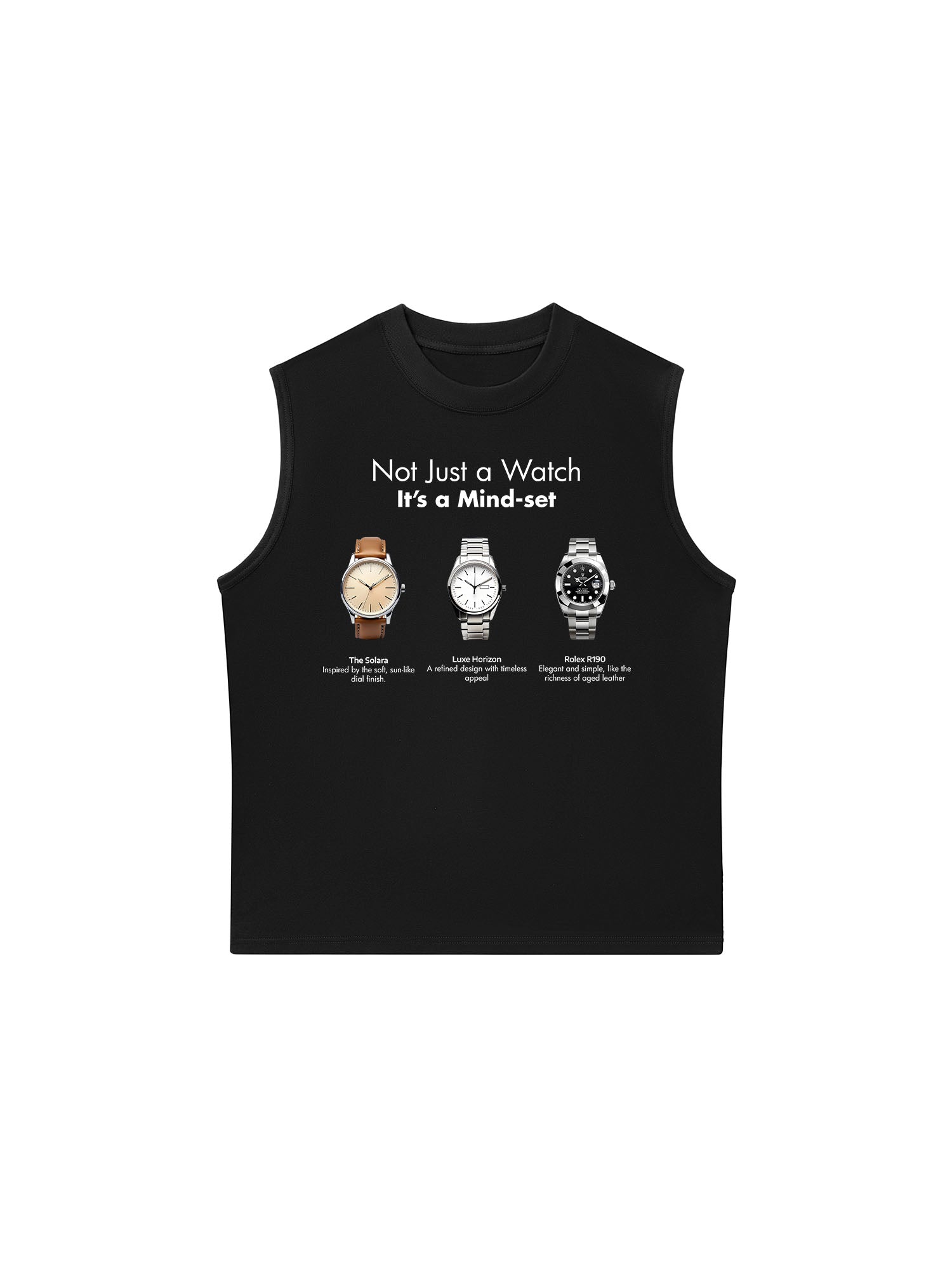 Áo Ba Lỗ Relaxed Fit Watch It_s A Mindset