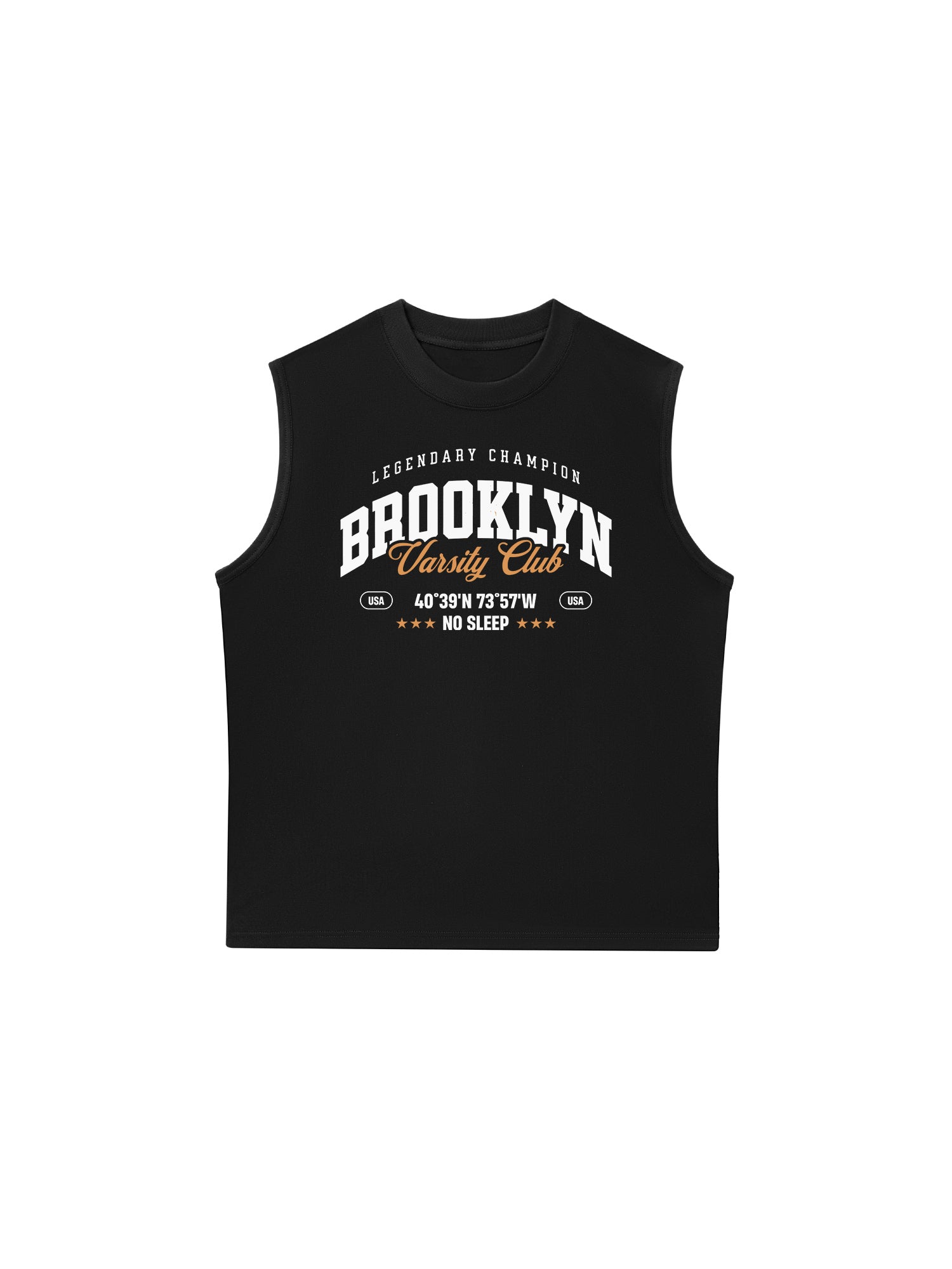 Áo Ba Lỗ Relaxed Fit City Brooklyn Varsity Club