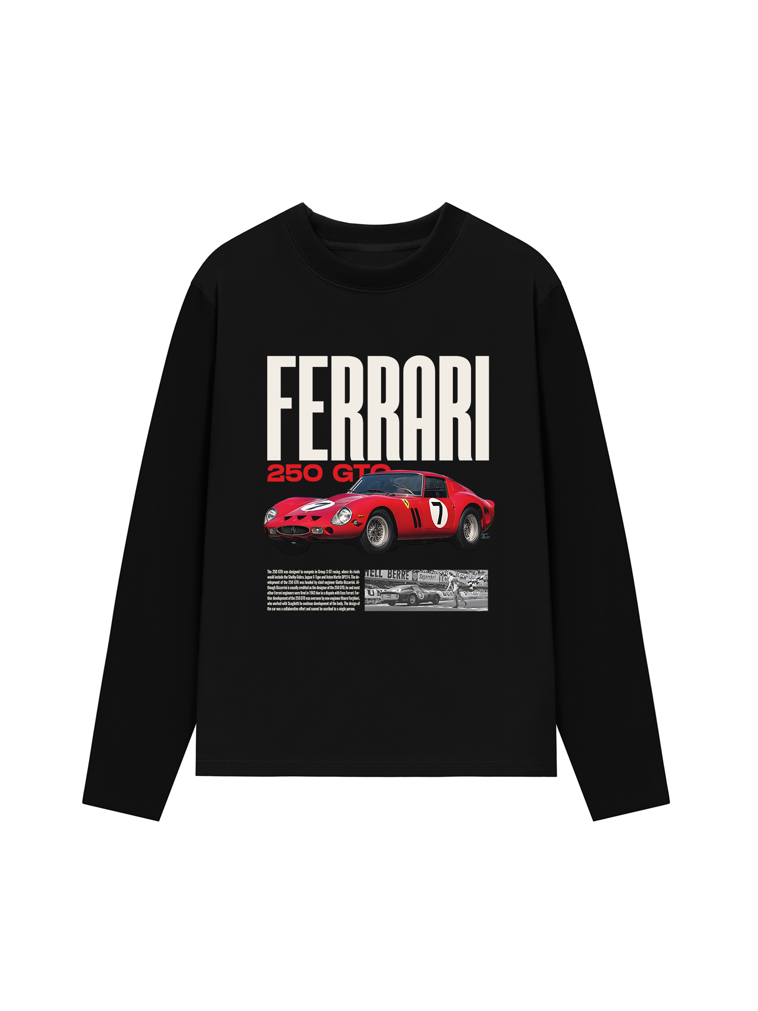 Áo Thun Dài Tay Ferrari 250 GTO